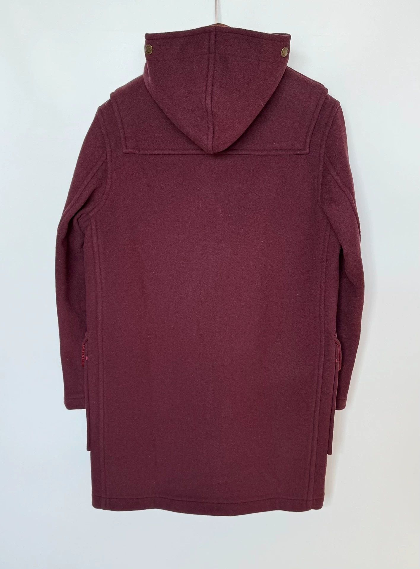 Burberry Burberry Double-Faced Wool Duffle Coat Red/Camel Check Size US M / EU 48-50 / 2 - 6 Thumbnail
