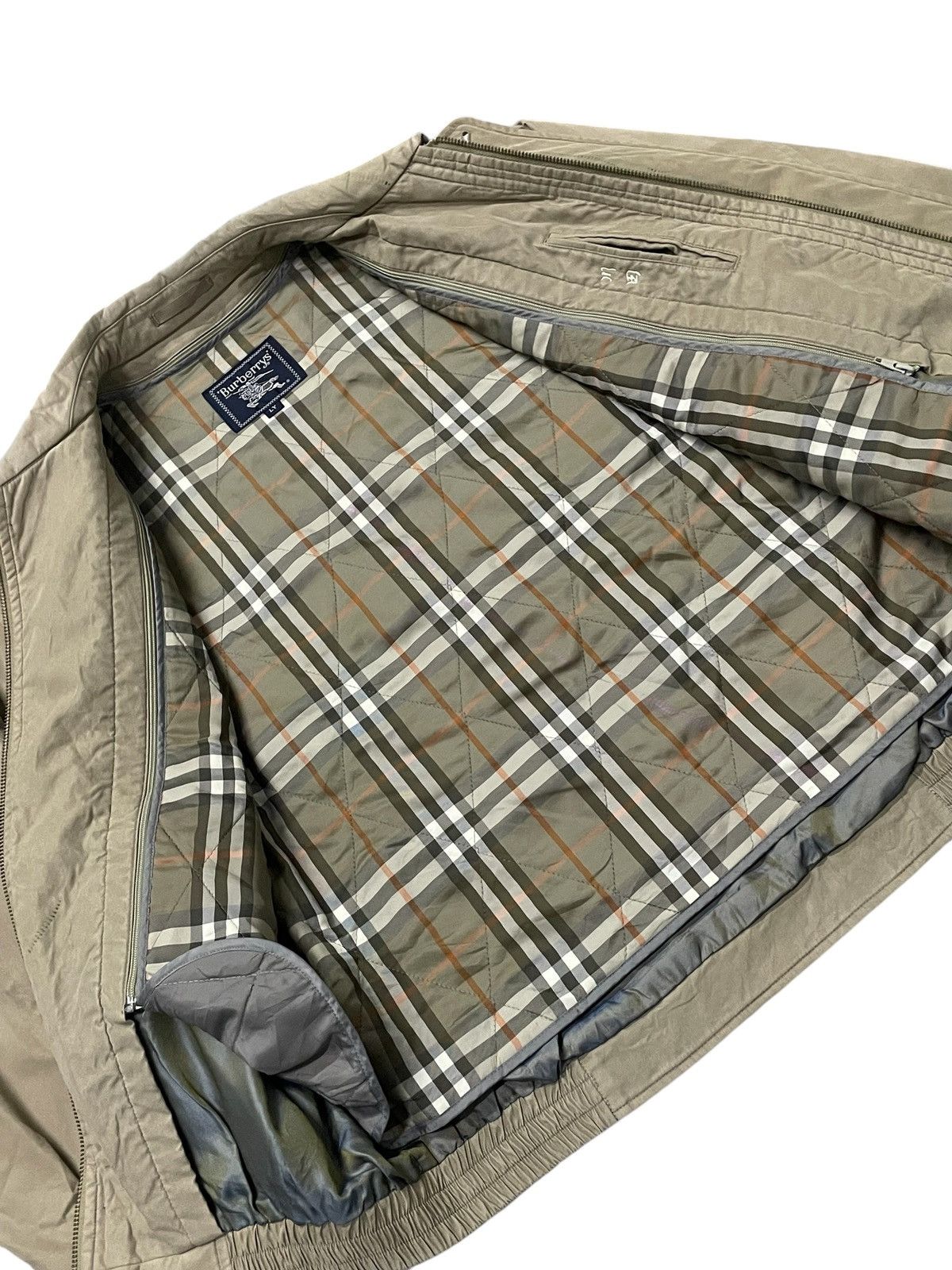 Burberry × Vintage Vintage Burberrys Nova Check Quilted Inside Blouson Jacket Size US L / EU 52-54 / 3 - 4 Thumbnail