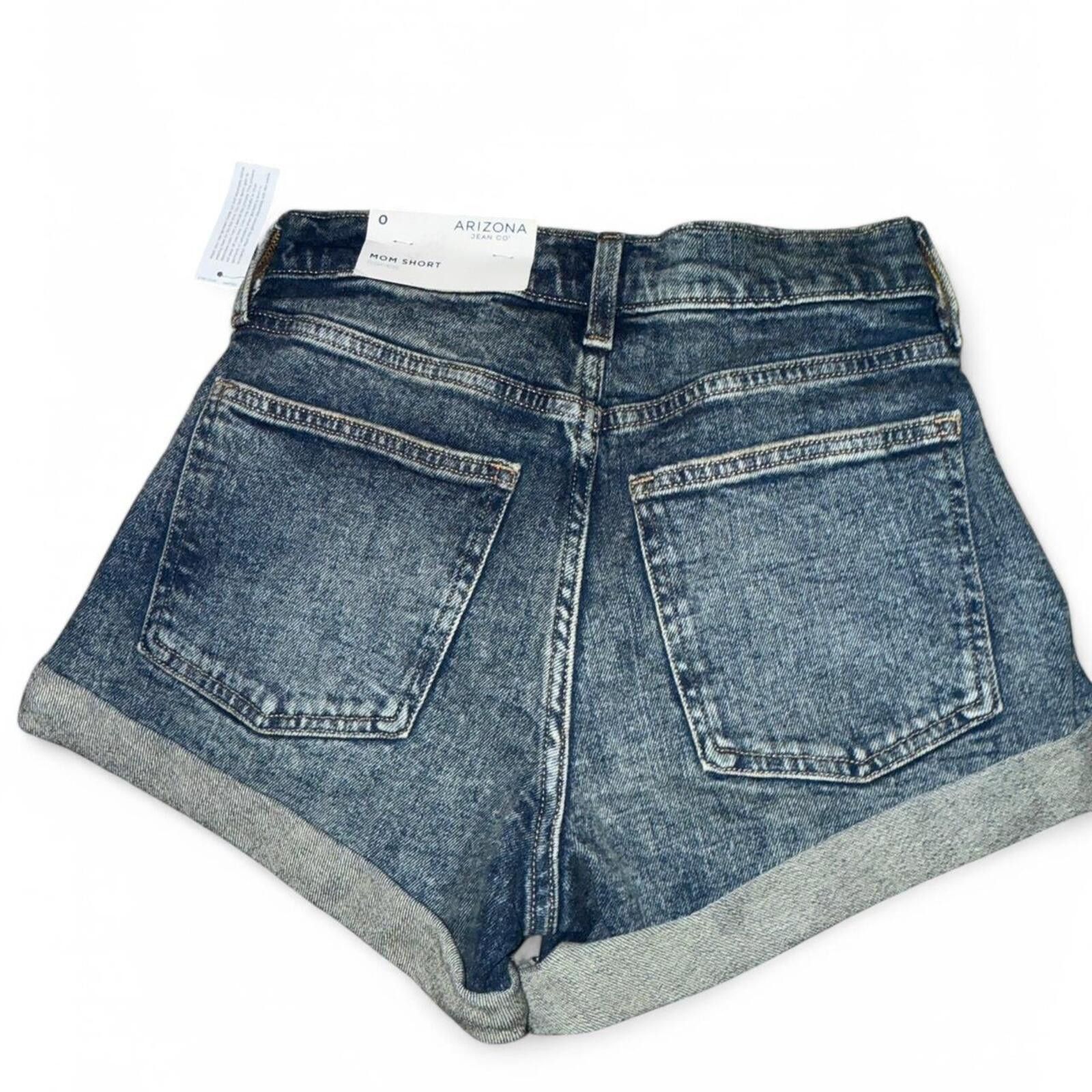 Arizona Jean Co. Arizona Women's Denim Navy Shorts Size 25" / US 0 / IT 36 - 3 Thumbnail