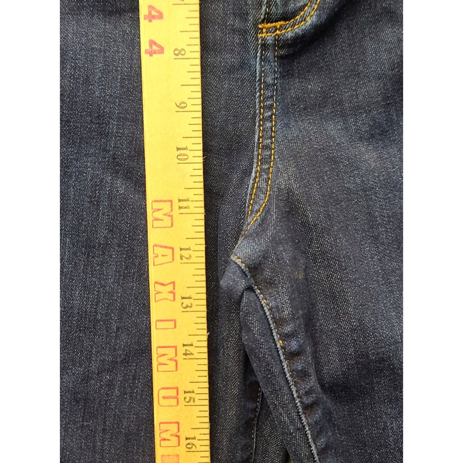 Eddie Bauer Eddie Bauer Jeans Womens 14x27 Travex Guide Pro Curvy Fit High Rise Skinny Leg Denim Blue 14 Regular Inseam 27" Slim Pockets Stretch Size 36" / US 14 / IT 50 - 5 Thumbnail