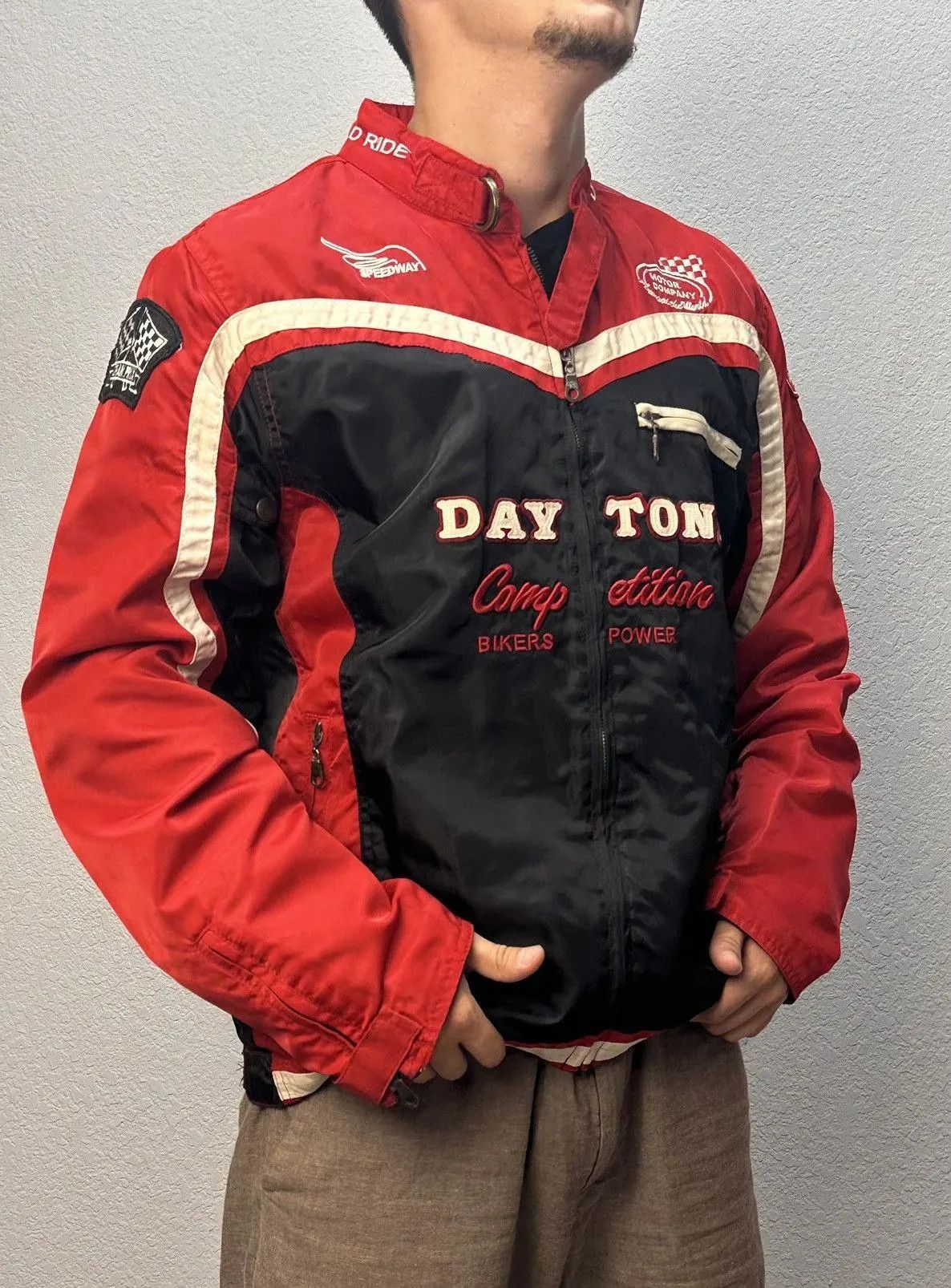 Formula 1 Moto Vodafone F1 Nascar Racing Jacket Leather Red Bull Lucky Size US XXL / EU 58 / 5 - 15 Thumbnail