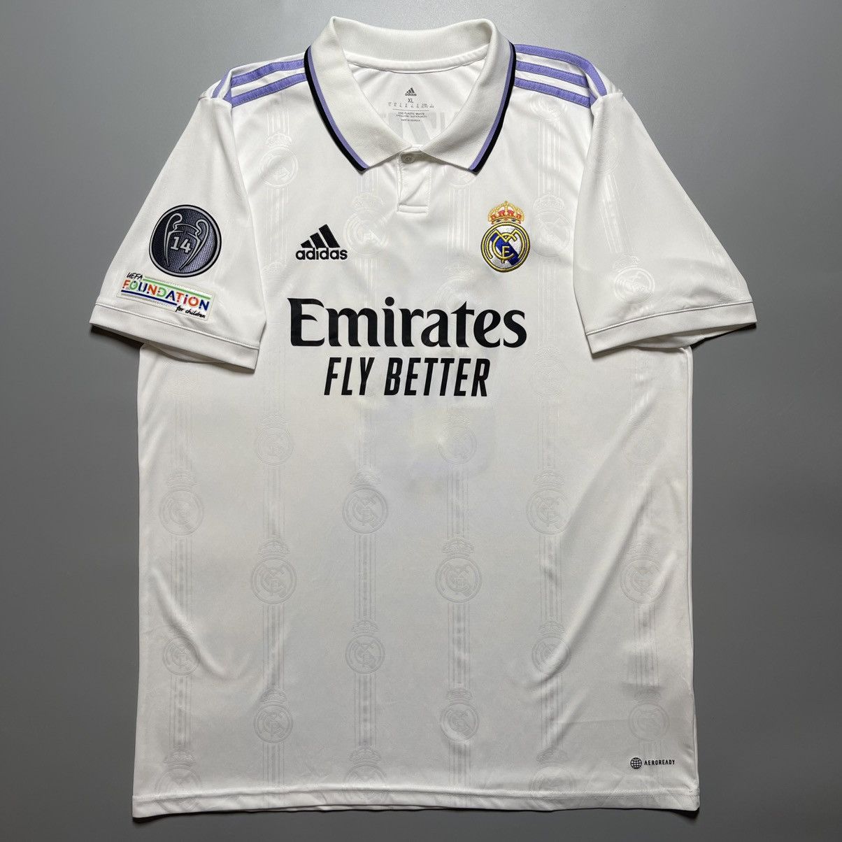 Adidas × Vintage REAL MADRID ADIDAS 2022/2023 SOCCER HOME JERSEY #9 BENZEMA Size US XL / EU 56 / 4 - 2 Thumbnail