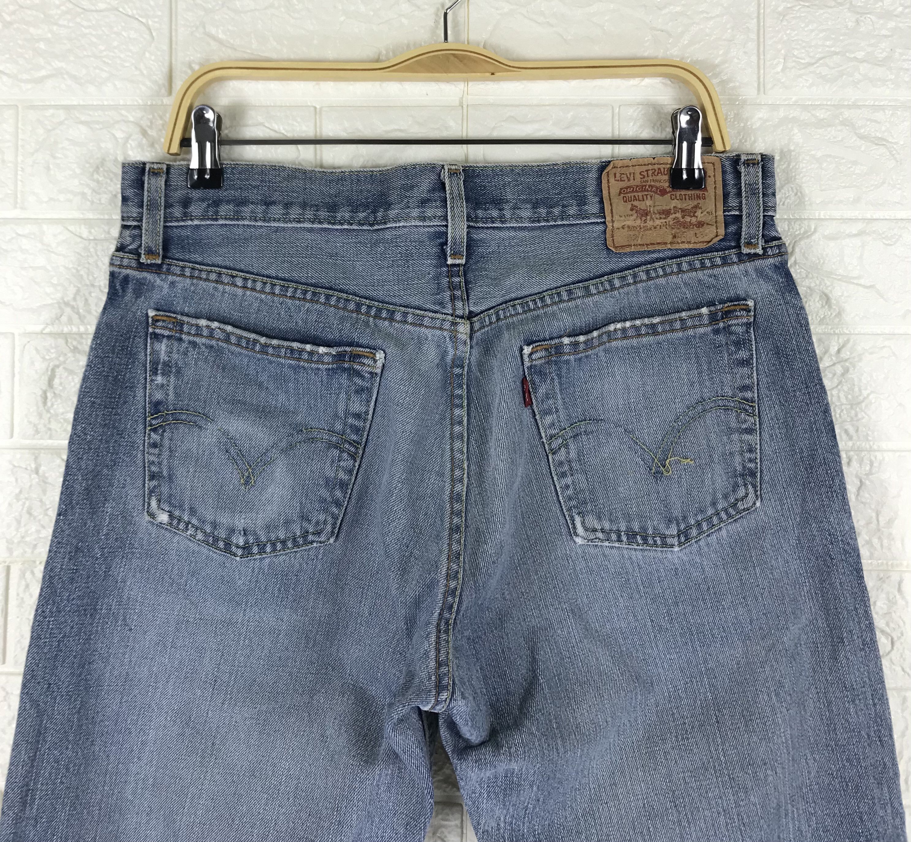 Levi's Vintage Levi's 527 Flare Jeans Distressed Denim Size US 32 / EU 48 - 6 Thumbnail