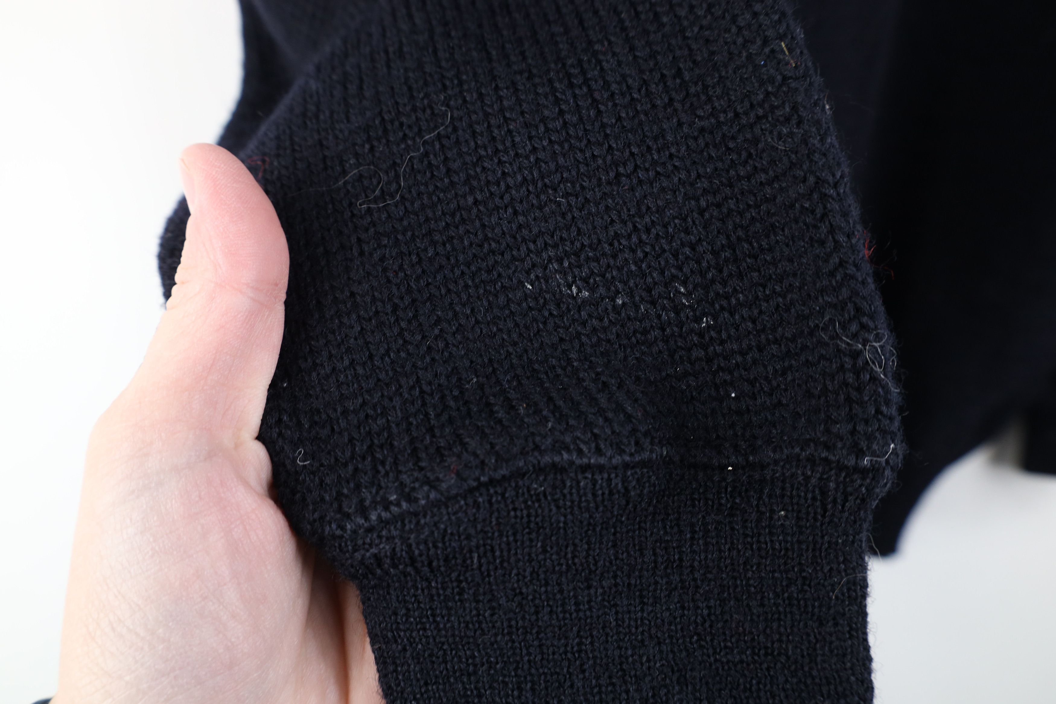 Vintage Vintage 40s US Navy Wool Knit Mock Neck Sweater Blue USA Size US S / EU 44-46 / 1 - 10 Thumbnail