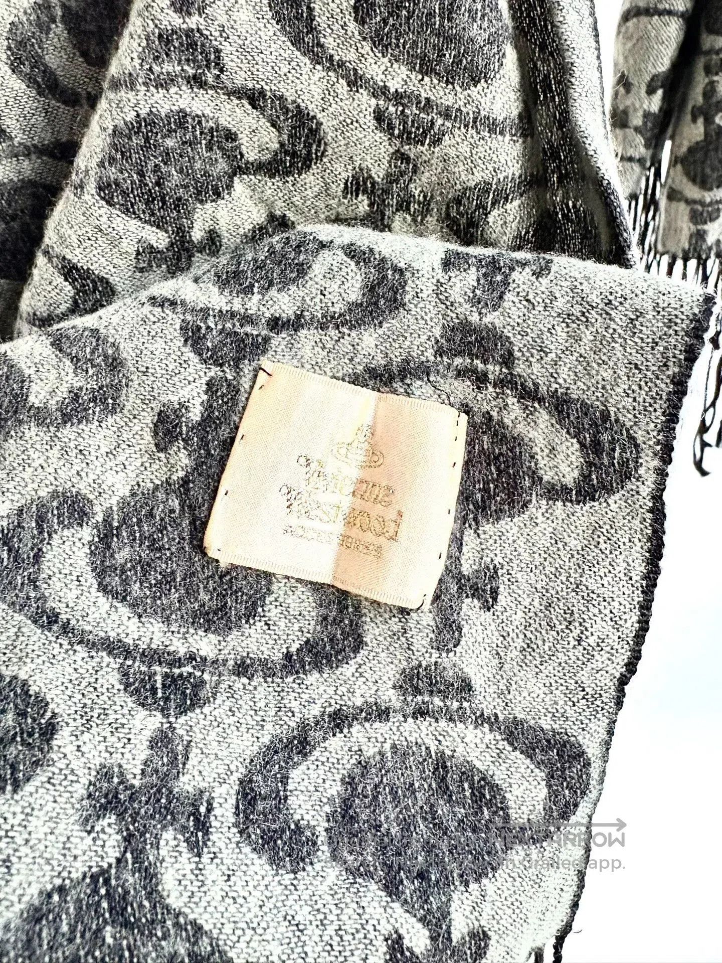 Vivienne Westwood vivienne westwood gray printed scarf. Size ONE SIZE - 5 Thumbnail