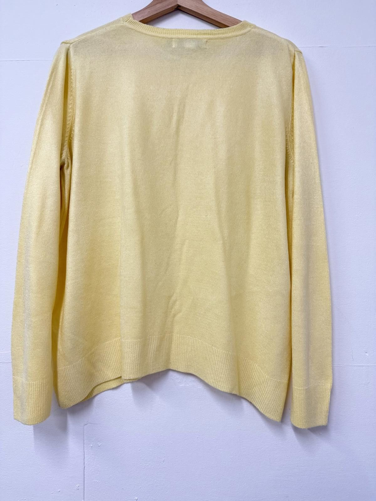 M.E. Sport M&S Yellow Crew Neck Sweater Size 16 Size ONE SIZE - 4 Thumbnail