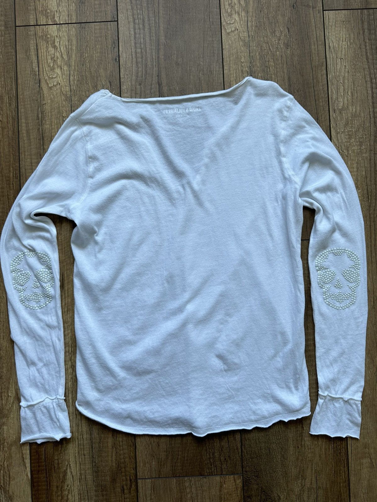 Zadig & Voltaire Zadig&Voltaire 1 White Long Sleeve size M Size M / US 6-8 / IT 42-44 - 10 Thumbnail