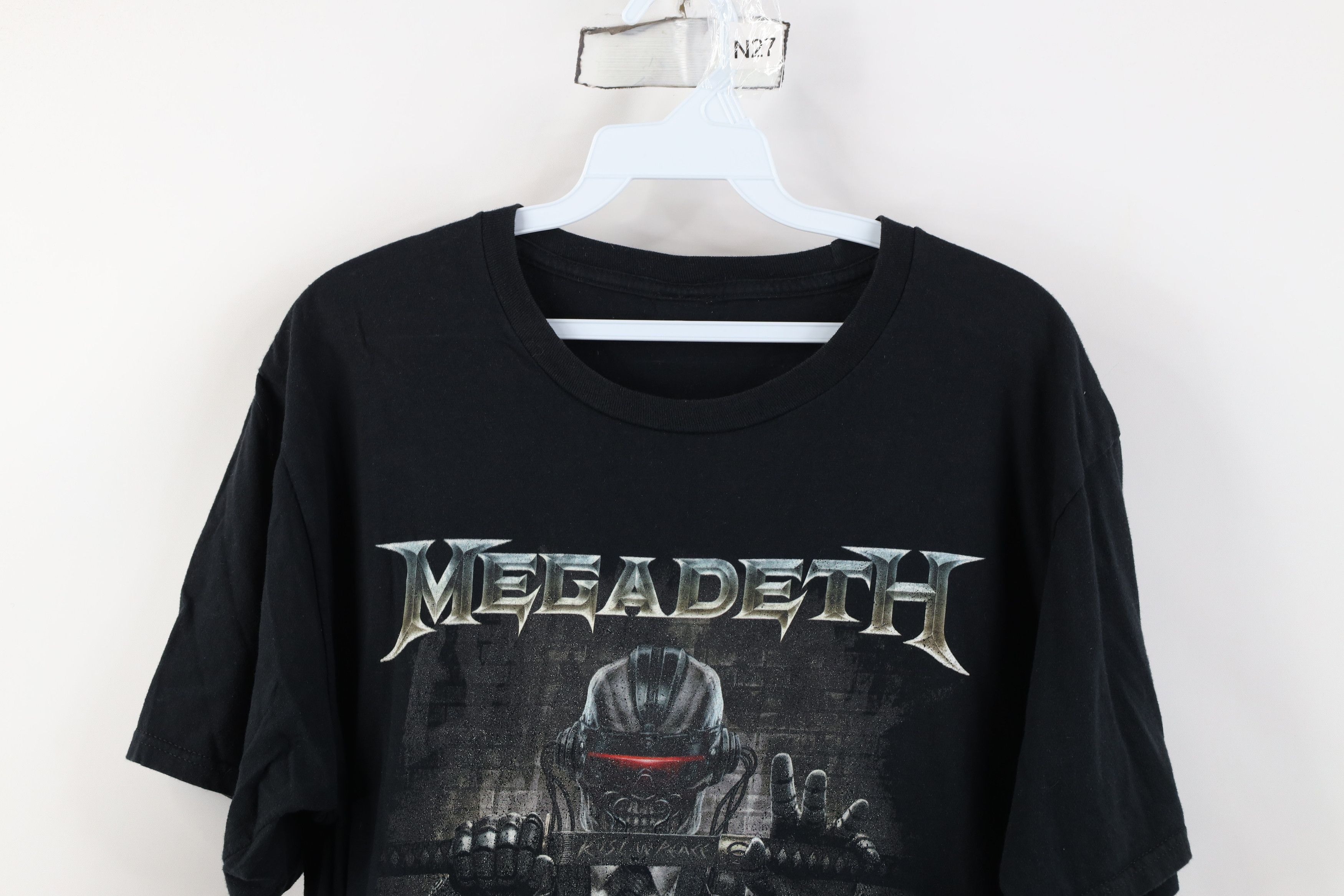 Vintage Retro Y2K Rust In Peace Megadeth Band Short Sleeve T-Shirt Size US L / EU 52-54 / 3 - 2 Thumbnail