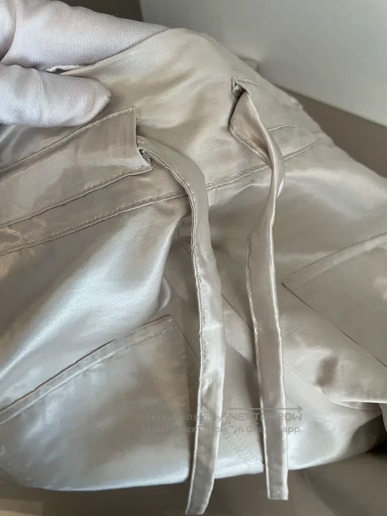 Brunello Cucinelli Brunello Cucinelli Off White Linen Cotton Trousers Size 27" / US 4 / IT 40 - 9 Thumbnail