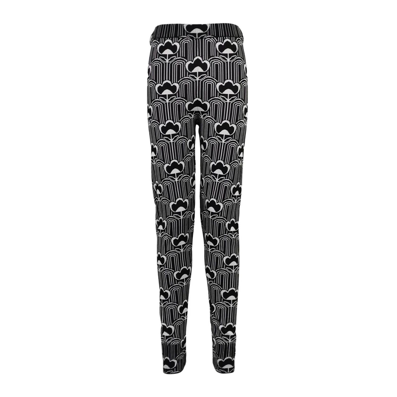 Prada Prada Patterned Knit Pants Size 40 Size 27" / US 4 / IT 40 - 1 Thumbnail