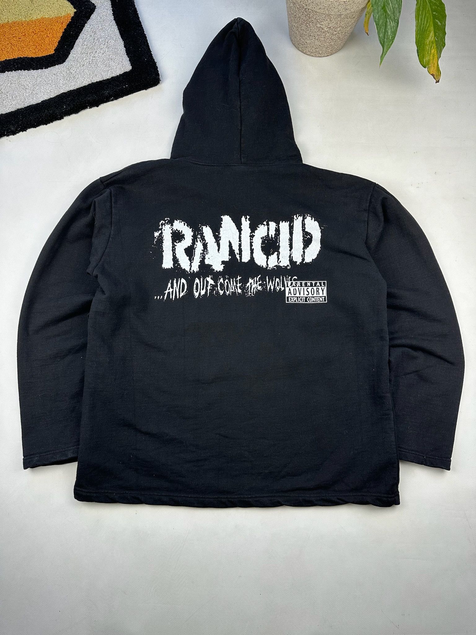 Band Tees × Vintage Vintage 00s Rancid Radical Punk Rock Hoodie Size US M / EU 48-50 / 2 - 3 Thumbnail