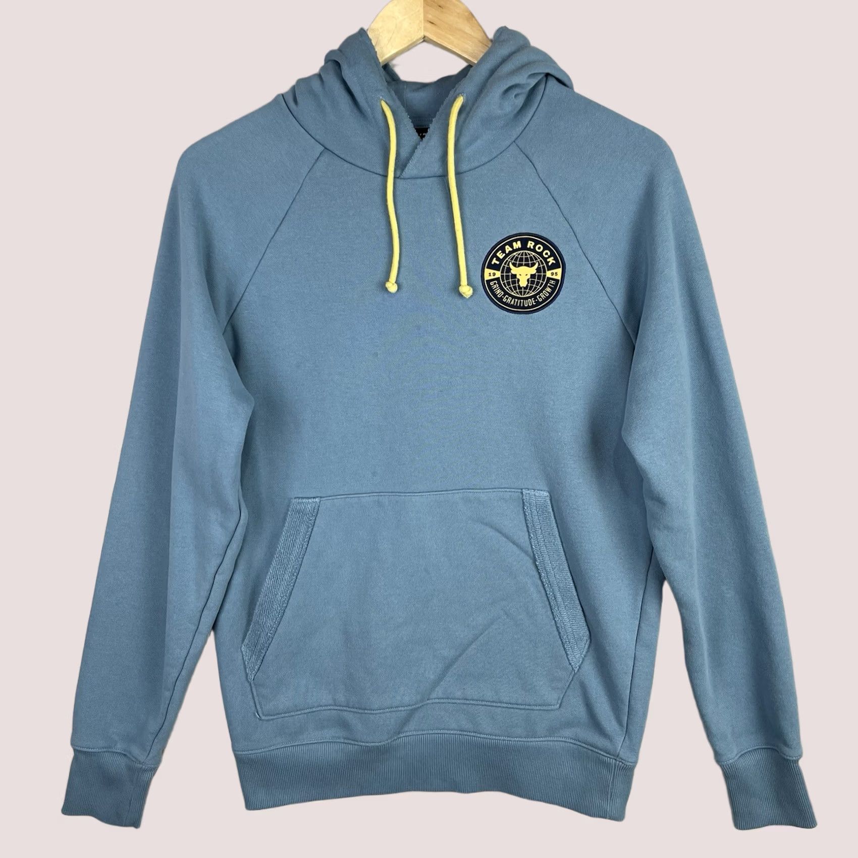 Under Armour Under Armour Project Rock Hoodie Mens Small Blue Team Rock Pullover Sweatshirt Size US S / EU 44-46 / 1 - 1 Thumbnail