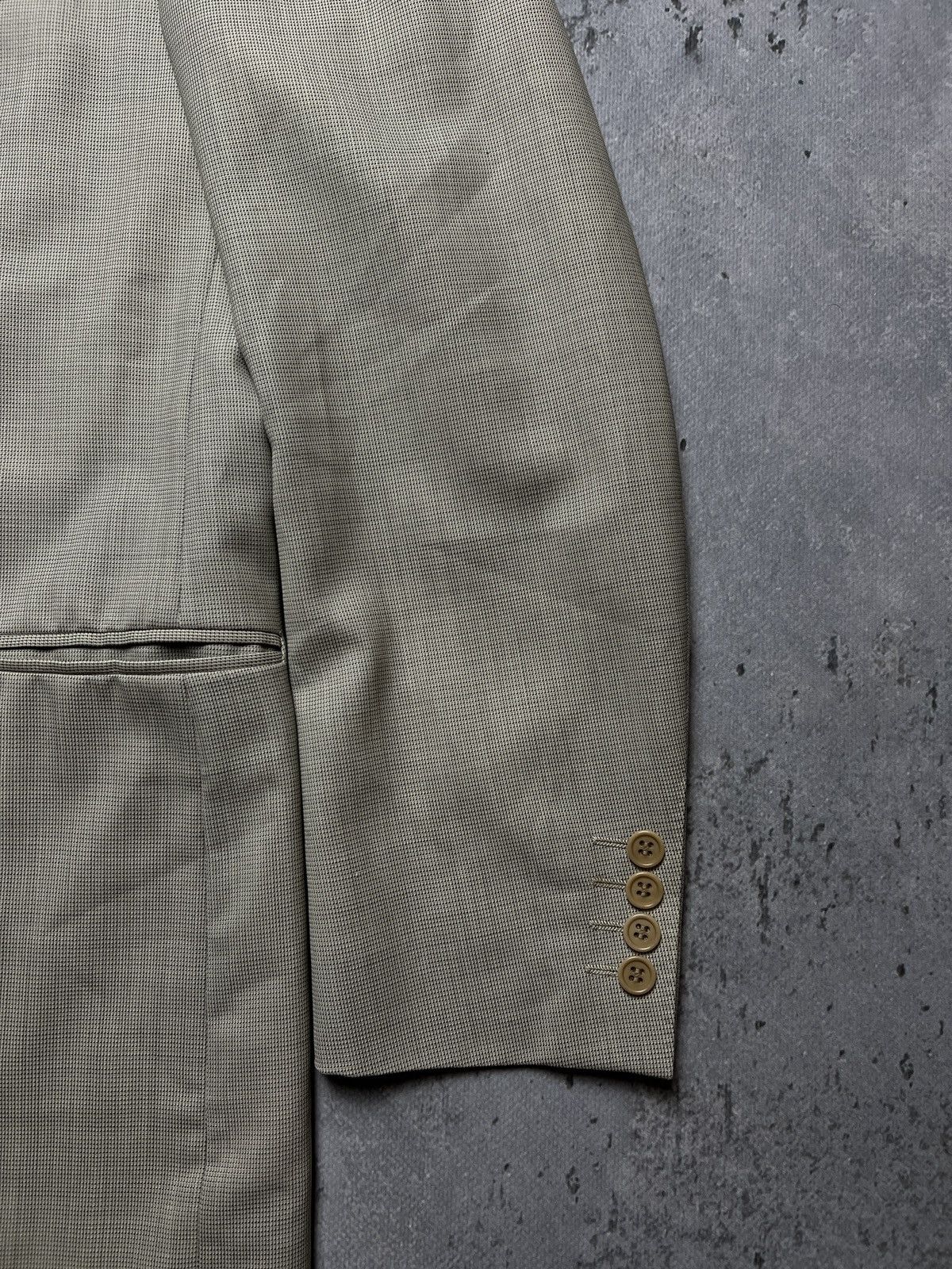Canali Canali Italy Beige Wool Classic Blazer Jacket Size 50R - 5 Thumbnail