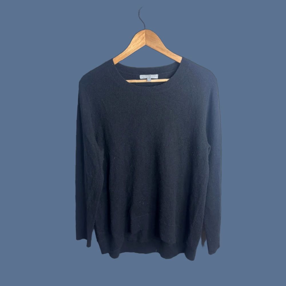 Neiman Marcus Neiman Marcus Sweater Mens XL Black Cashmere Crewneck Pullover Knit Soft Classic Size US XL / EU 56 / 4 - 1 Thumbnail