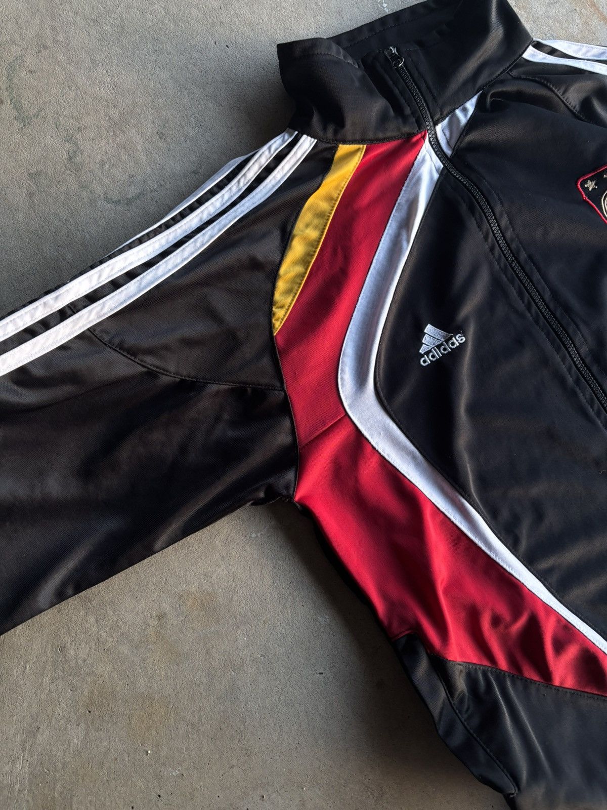 Adidas Vintage 90s Team Germany Futbol Track Jacket Size US L / EU 52-54 / 3 - 5 Thumbnail