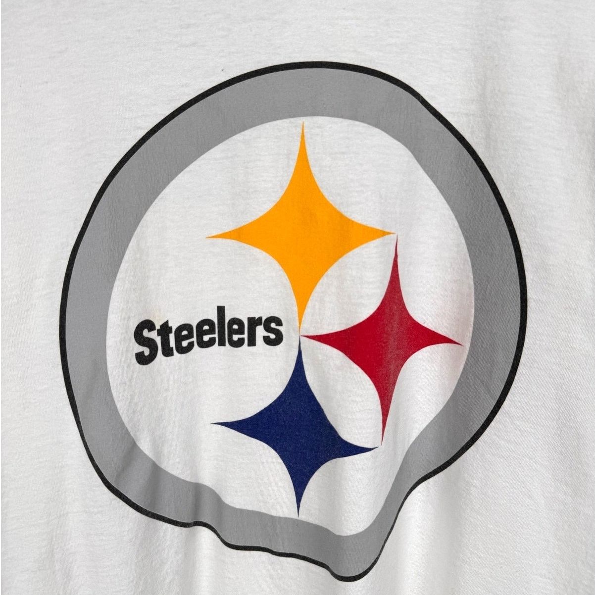 NFL × Vintage VTG Pittsburgh Steelers NFL T Shirt Mens Sz L Ringer White Size US L / EU 52-54 / 3 - 6 Thumbnail