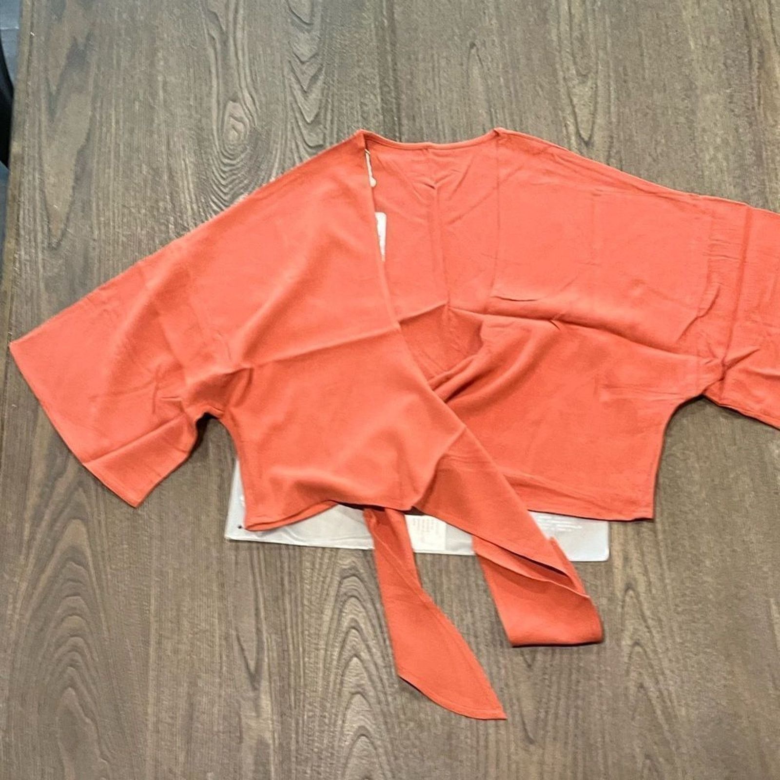 Vintage NWT Toluca Maria Swim Cover Up Shirt Clay Size M Size ONE SIZE - 6 Thumbnail
