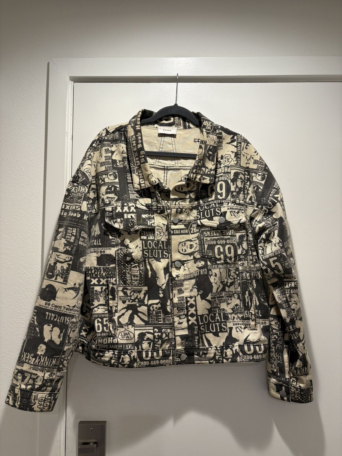 Rhude RHUDE Sex Addict Denim Jacket Size US L / EU 52-54 / 3 - 1 Thumbnail