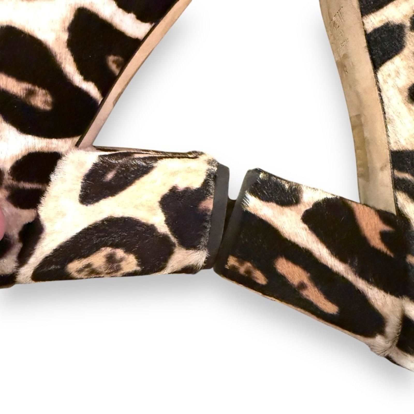 J.Crew J. Crew Sophia Calf Hair Cheetah Print Block Closed Toe Heel Size US 9 / IT 39 - 11 Thumbnail