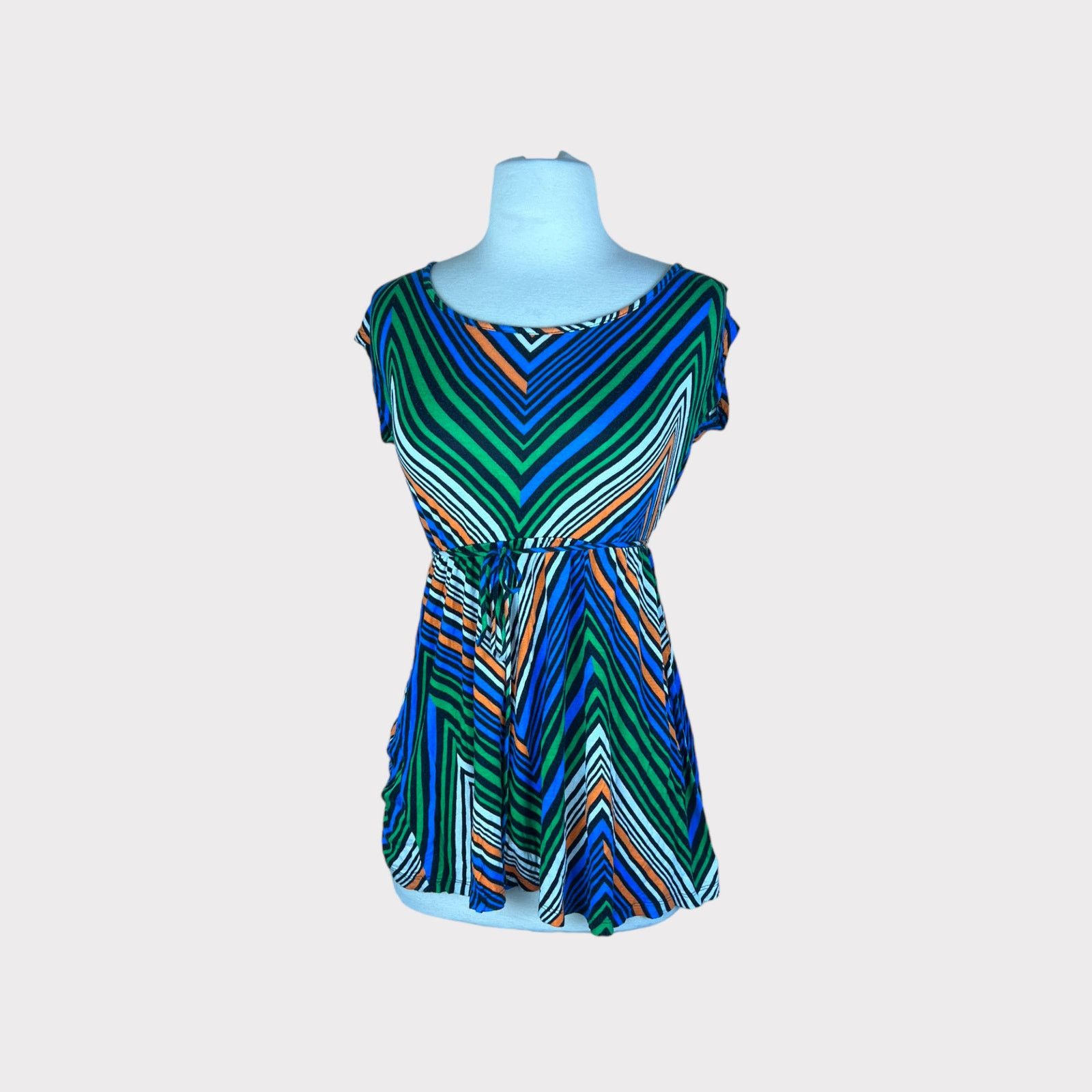 Vintage Living Doll | Boho Retro Cross Back Blouse | Medium Size M / US 6-8 / IT 42-44 - 1 Thumbnail