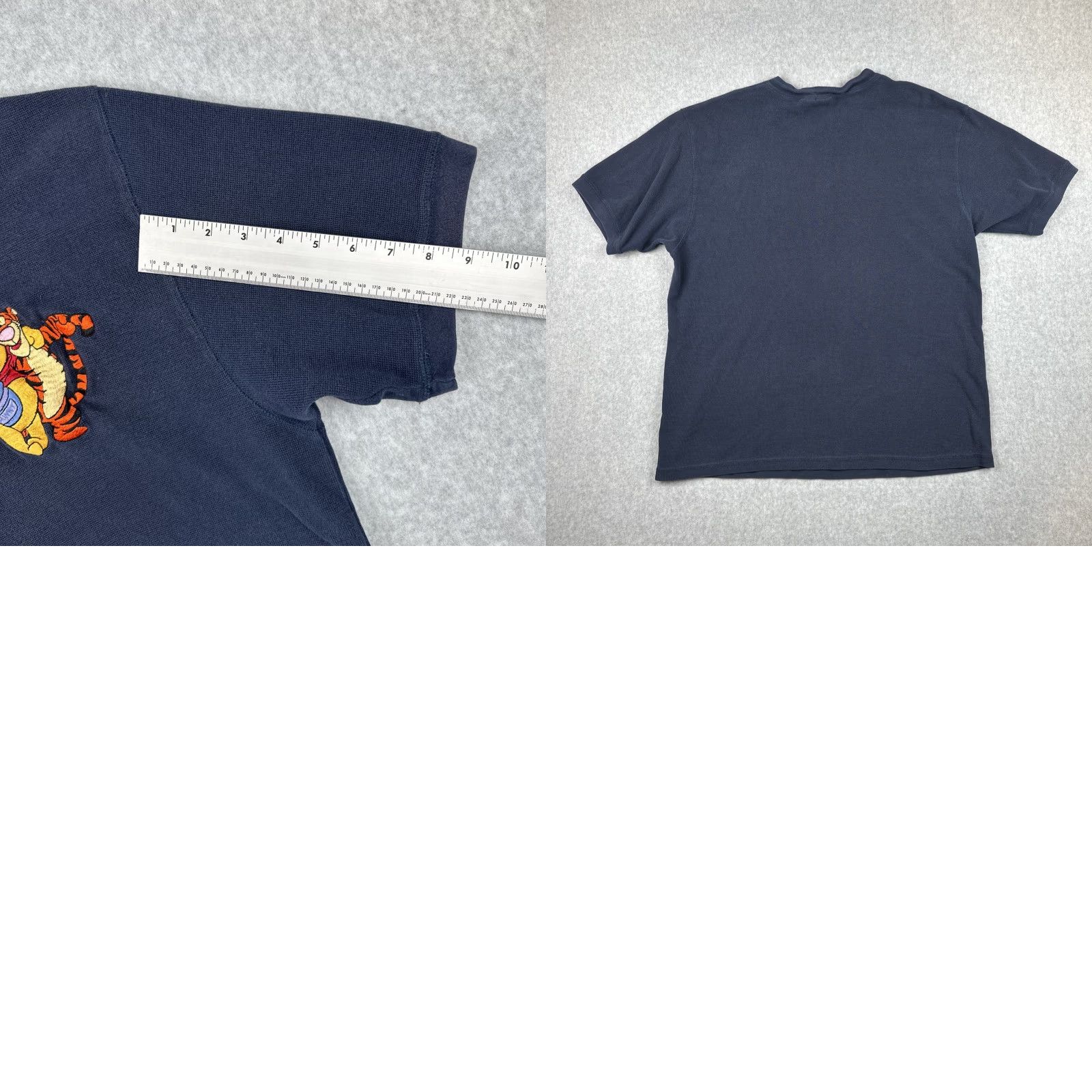 Disney VINTAGE Disney The Disney Store Men’s XL Blue Henley Shirt Embroidered Pooh & Tigger Size US XL / EU 56 / 4 - 9 Thumbnail
