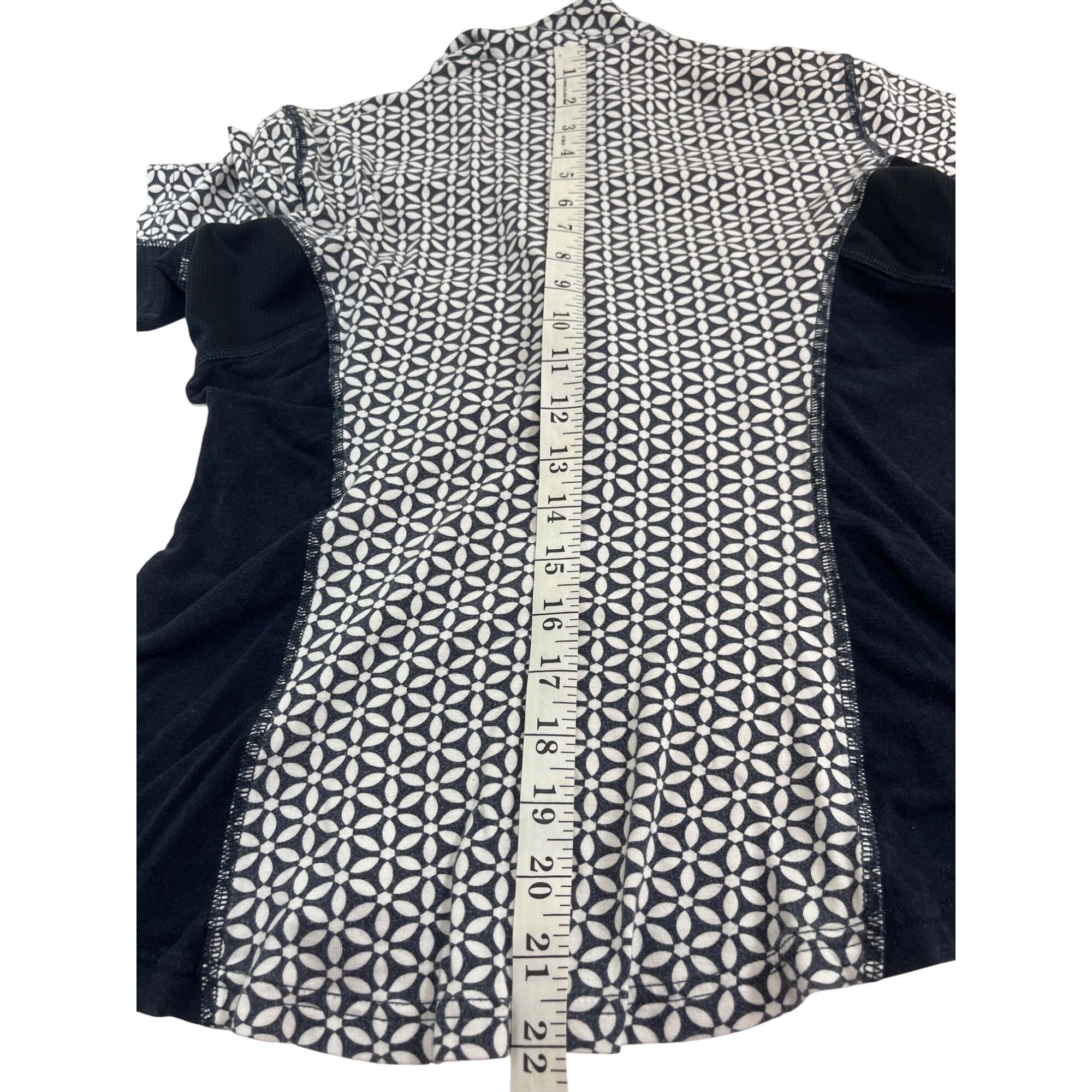 Other Goodrider Womens Geometric Zip-Up Equestrian Shirt Bamboo Bl Size L / US 10 / IT 46 - 6 Thumbnail