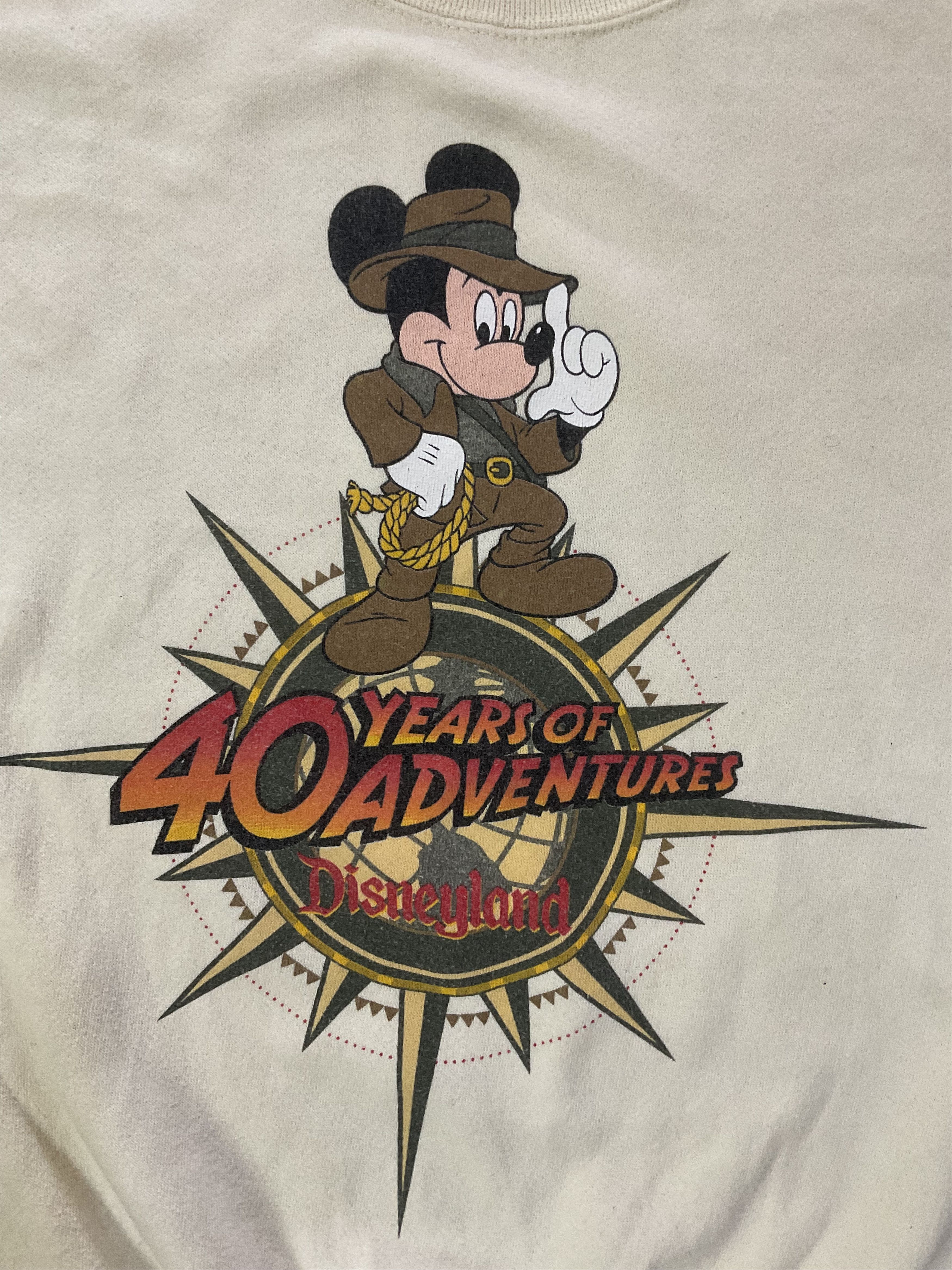 Disney Vintage 90s Mickey Mouse 40 Years of Adventures Sweatshirt M Size US M / EU 48-50 / 2 - 2 Thumbnail