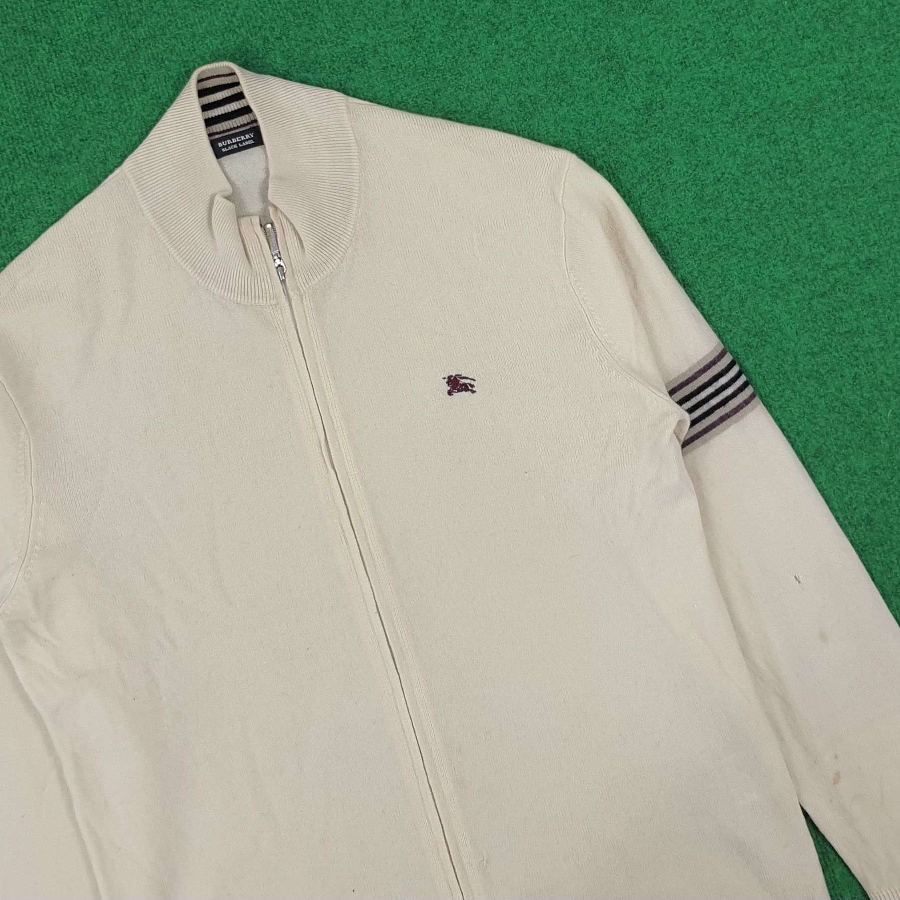 Burberry × Vintage Vintage Burberry Black Label Zipper Sweatshirt Size US S / EU 44-46 / 1 - 2 Thumbnail