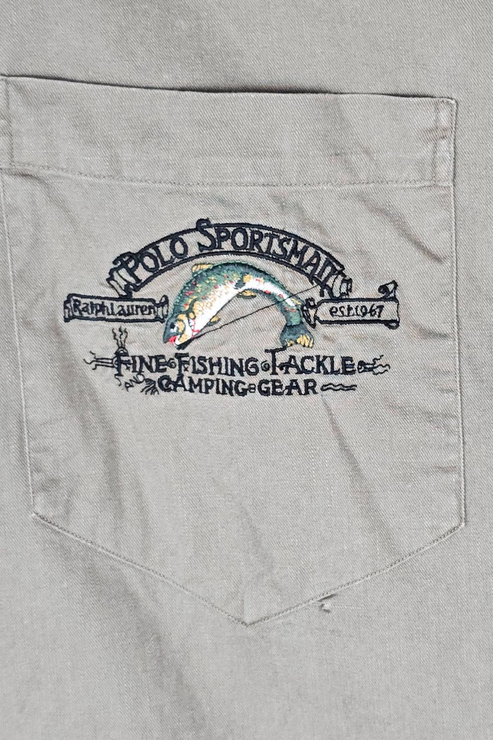 RRL Ralph Lauren 1990 Polo Country “Polo Sportsman” Fishing Shirt - L Size US L / EU 52-54 / 3 - 10 Thumbnail