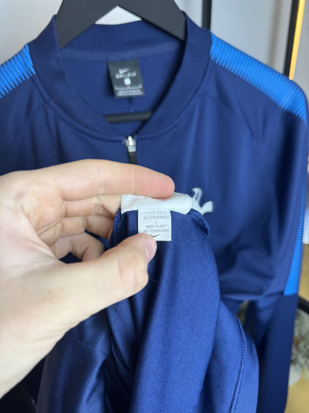 Nike × Vintage Tottenham Hotspur Nike soccer football jumper training shirt Size US L / EU 52-54 / 3 - 8 Thumbnail