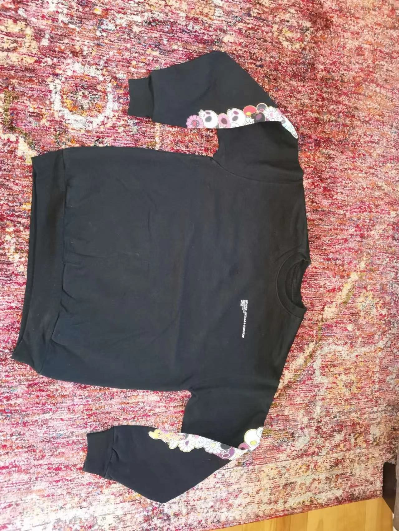 Takashi Murakami Brand New* Takashi Murakami Skull & Flower Crew Black Size US L / EU 52-54 / 3 - 3 Thumbnail