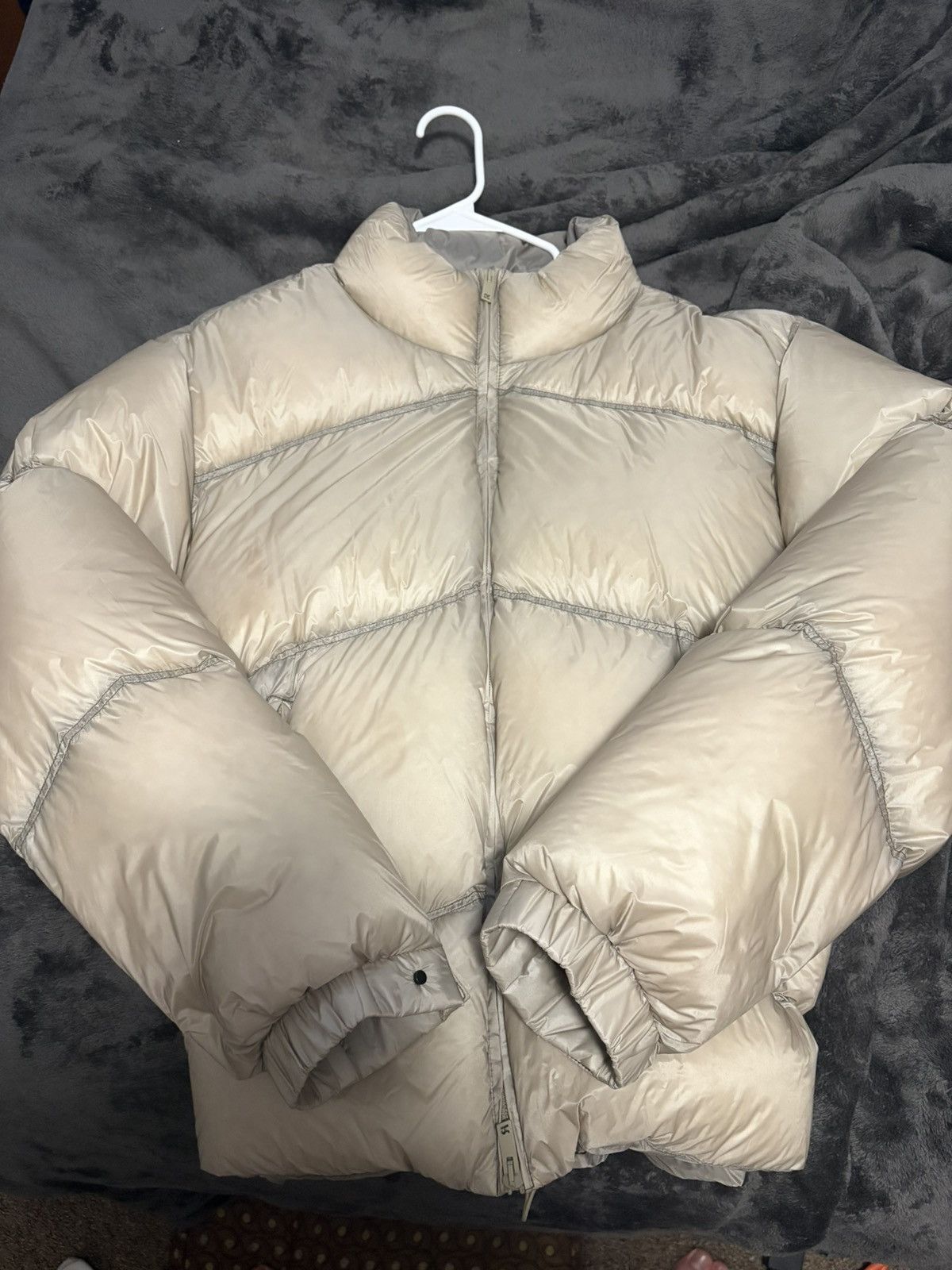 Represent Washed Puffer Jacket