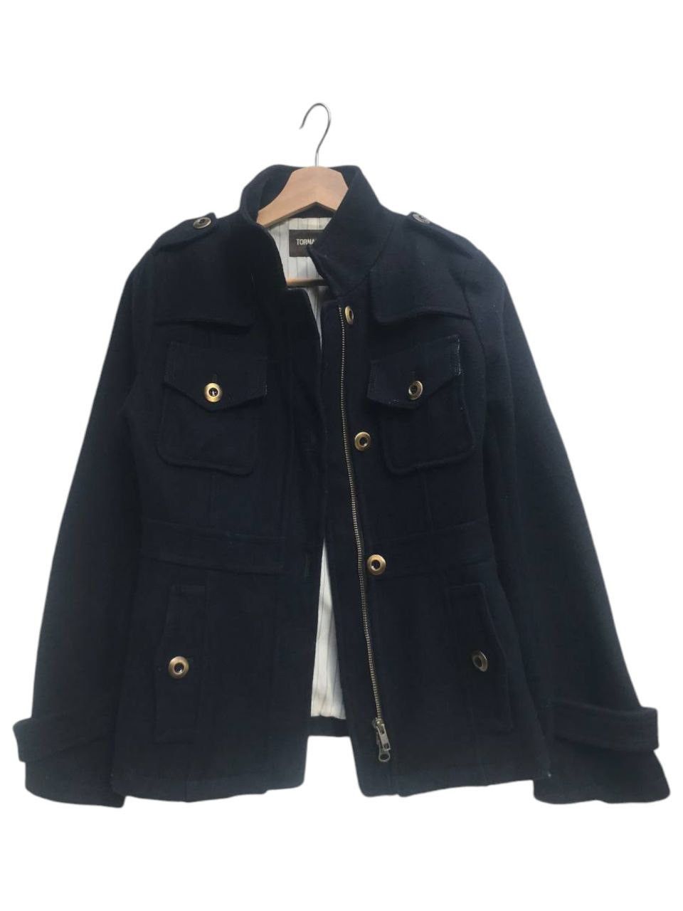If Six Was Nine × Tornado Mart Tornado Mart Femme Wool Jacket Size 40 Size L / US 10 / IT 46 - 2 Thumbnail