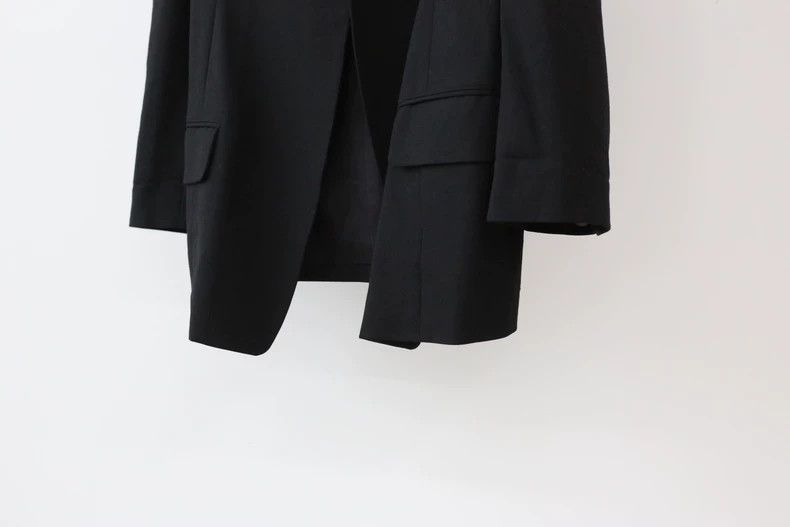 Yohji Yamamoto Yohji Yamamoto 2007 AW Leather Wool Gabardine Jacket 2506-N Size US M / EU 48-50 / 2 - 4 Thumbnail