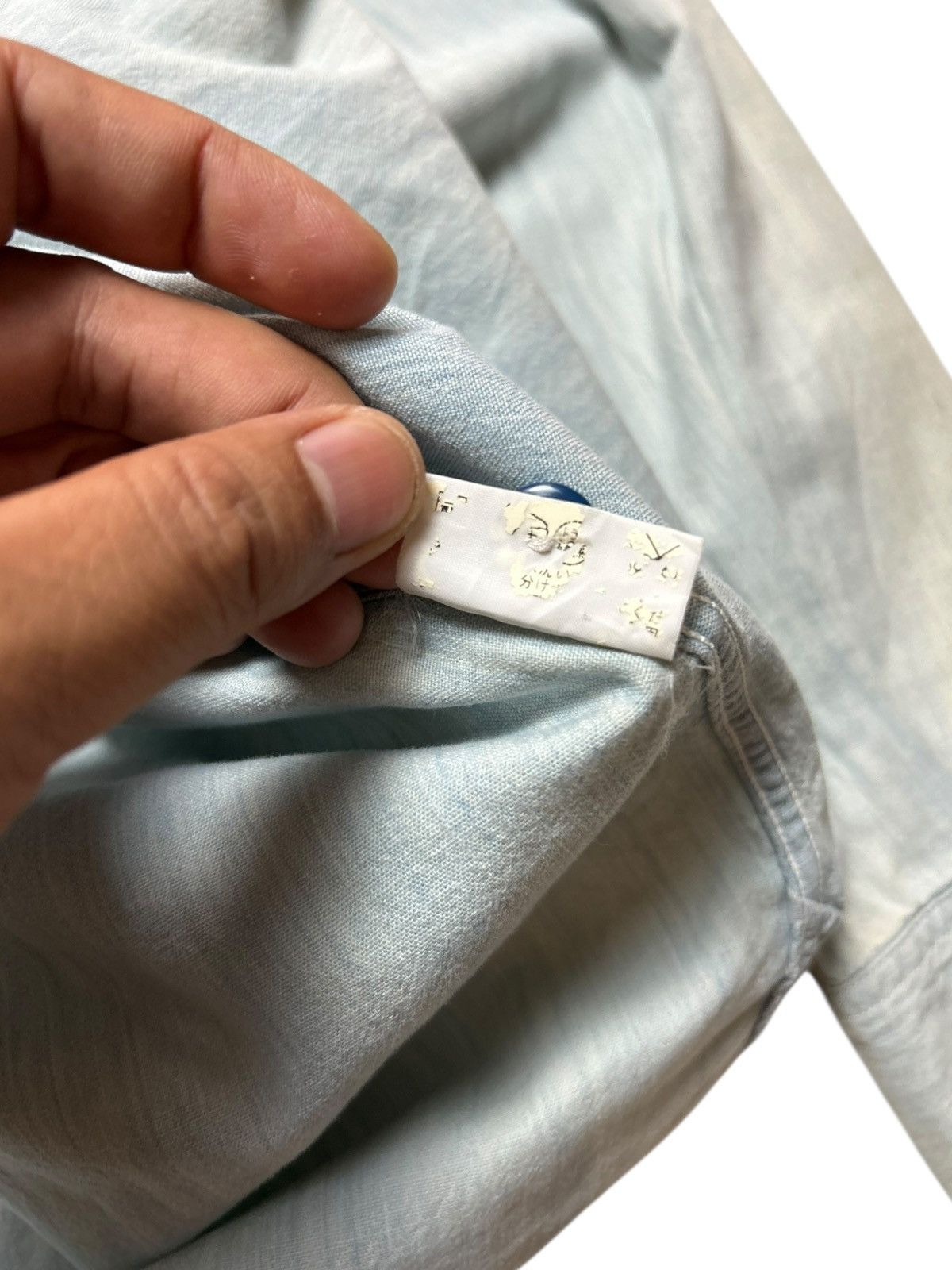 Buzz Rickson's Buzz Ricksons USN Denim Chambray Shirt Jelly Roger Washed Size US L / EU 52-54 / 3 - 11 Thumbnail