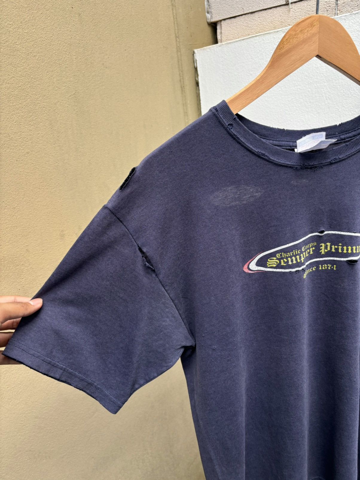 Vintage Faded Thrashed Semper Primus T Shirt Distressed ERD Size US M / EU 48-50 / 2 - 8 Thumbnail