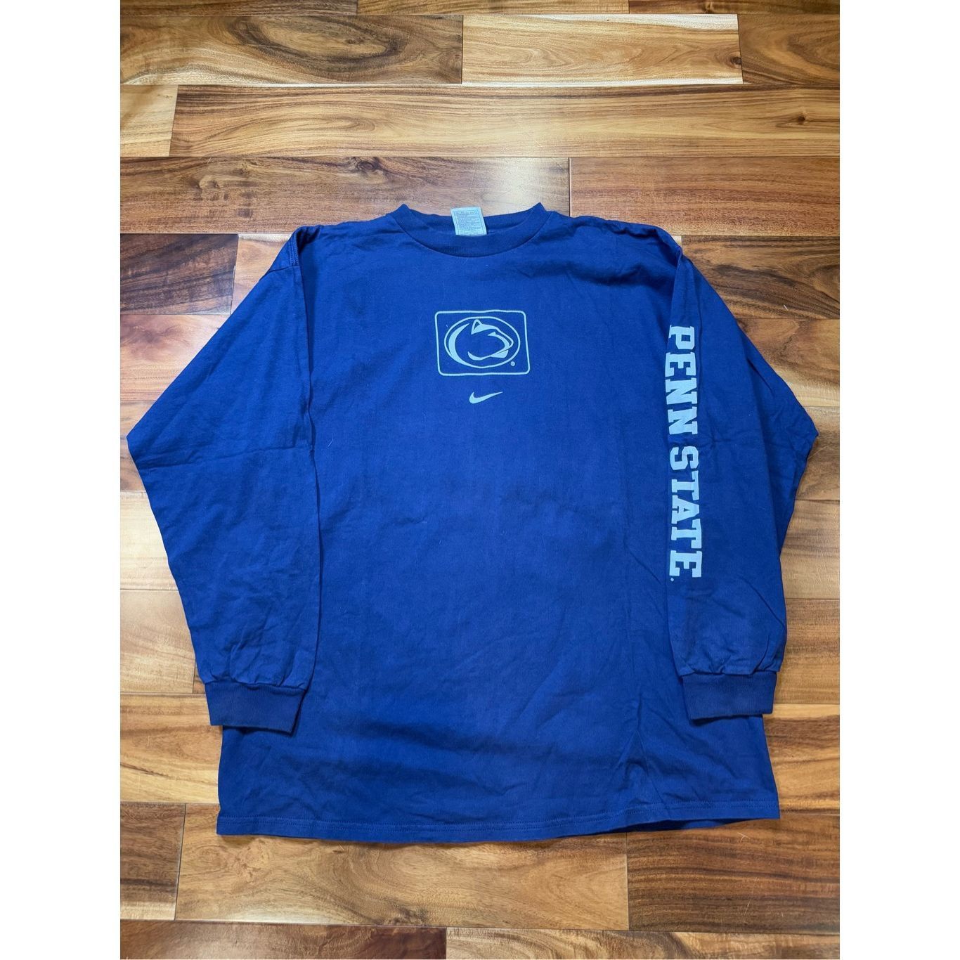 Nike Size XL Vintage Team Nike Swoosh Y2K Penn State University Long Sleeve Shirt Size US XL / EU 56 / 4 - 1 Thumbnail