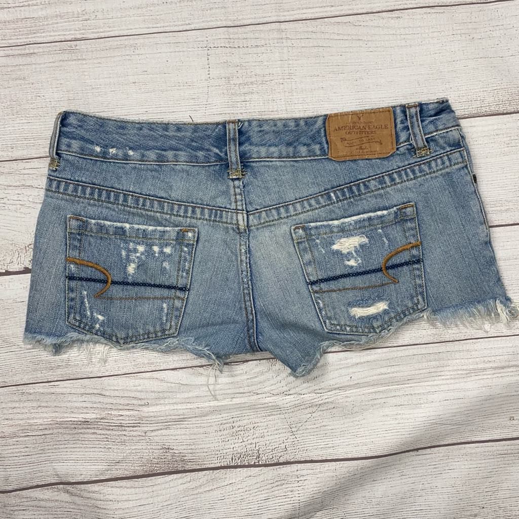 American Eagle Outfitters American Eagle ripped distressed 100% cotton short shorts sz Size 27" / US 4 / IT 40 - 8 Thumbnail