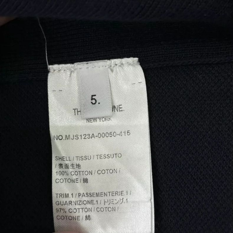 Thom Browne Thom Browne Solid color round-neck four-bar pullover short Size US XXL / EU 58 / 5 - 5 Thumbnail