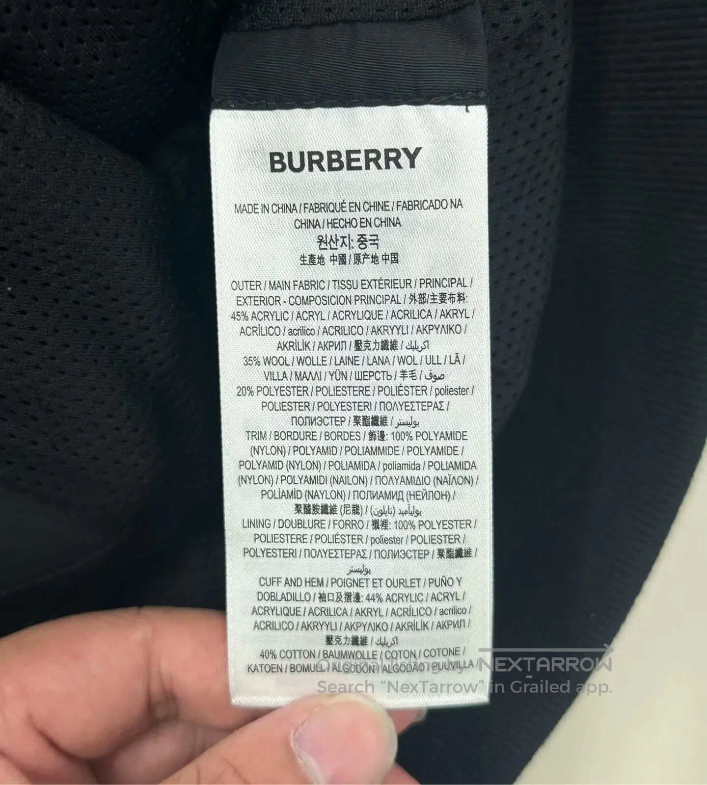 Burberry Burberry Blue Teddy Full Print Jacket| Size XS / US 0-2 / IT 36-38 - 4 Thumbnail