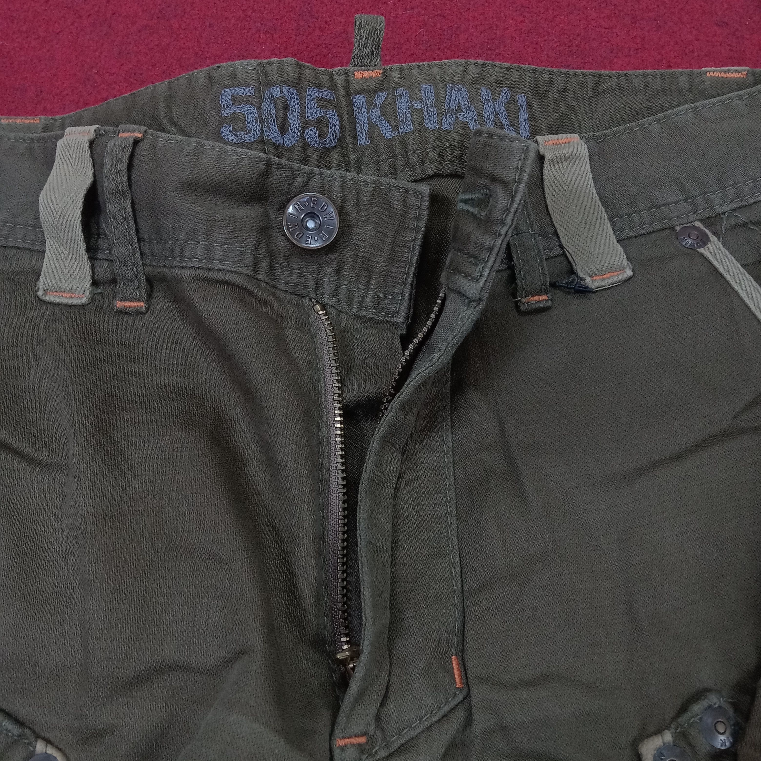 Edwin × Vintage Edwin Streetwear Skater Style Rare Design Pants Size US 33 - 12 Thumbnail