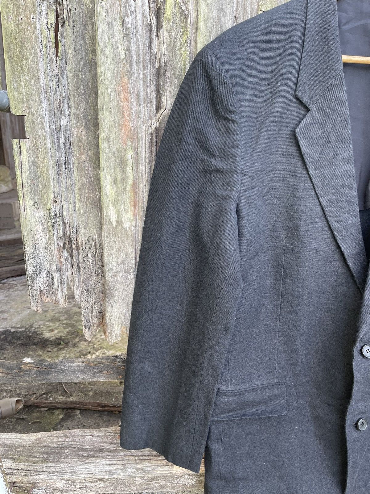 Issey Miyake Issey Miyake Men S/S 2001 Black Blazer Size L Japan Size US L / EU 52-54 / 3 - 5 Thumbnail