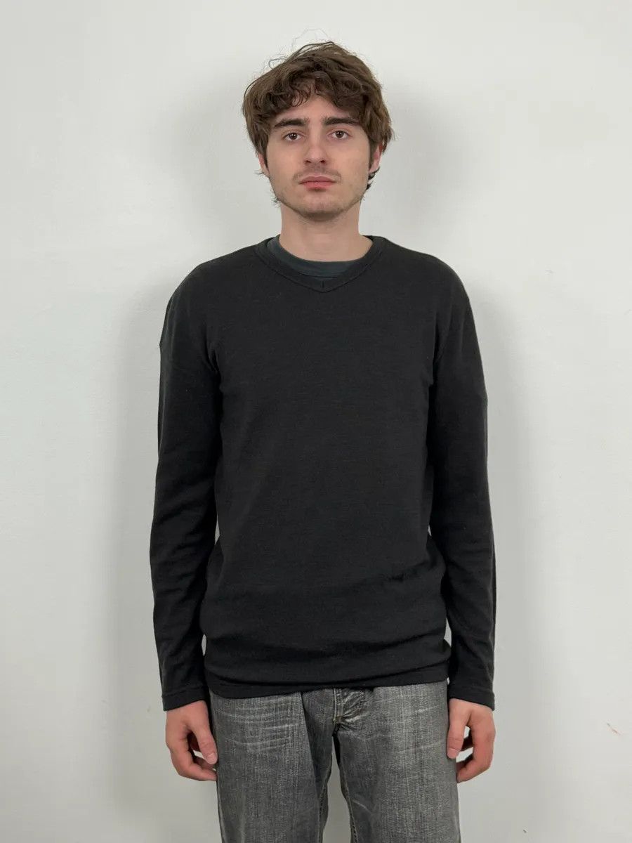 Armani 1990s Armani Black Premium Sweater Size US M / EU 48-50 / 2 - 2 Thumbnail