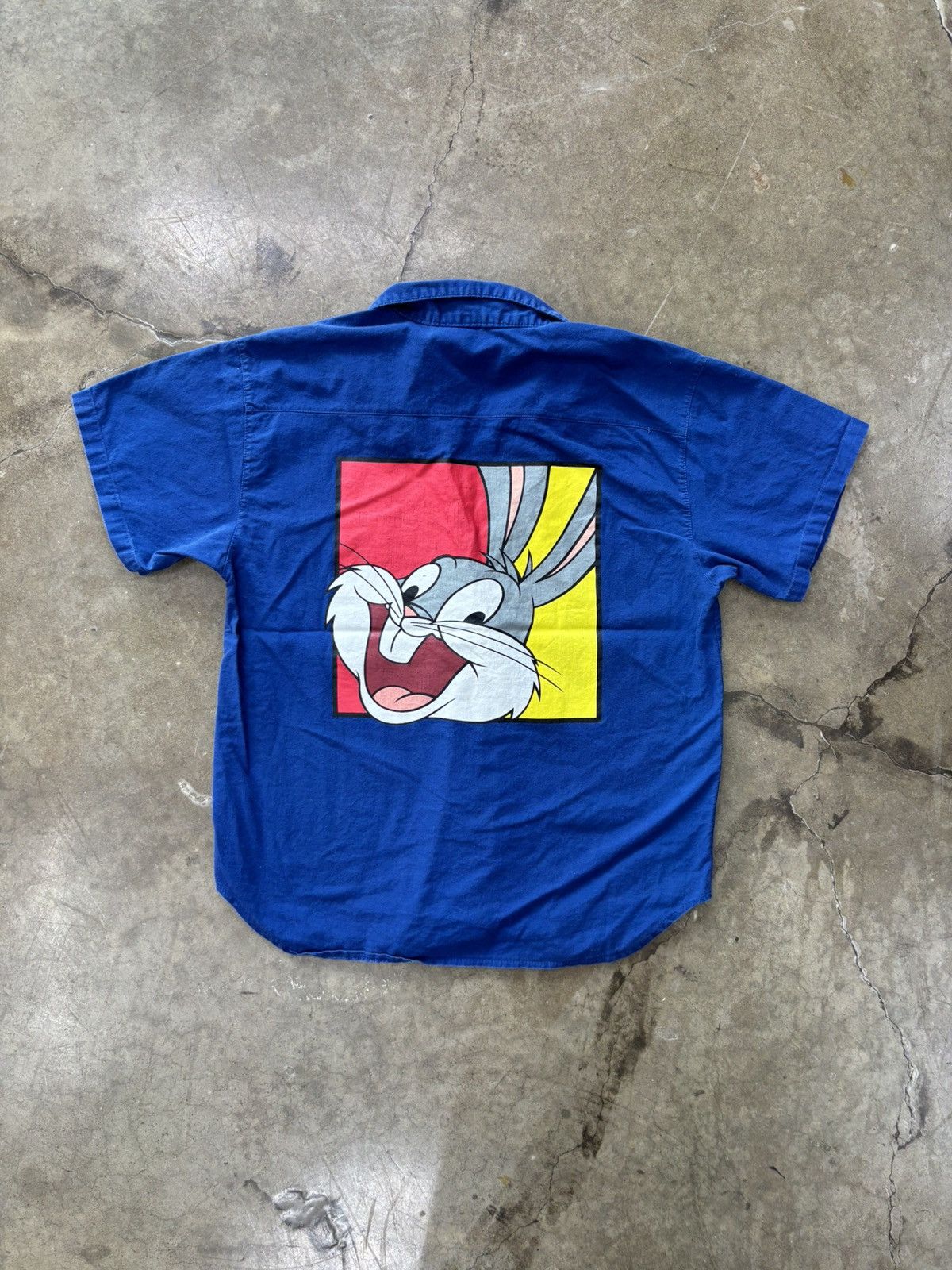 Vintage Vintage Looney Tunes Bugs Bunny Pocket Button-Up Shirt Med Size US M / EU 48-50 / 2 - 2 Thumbnail