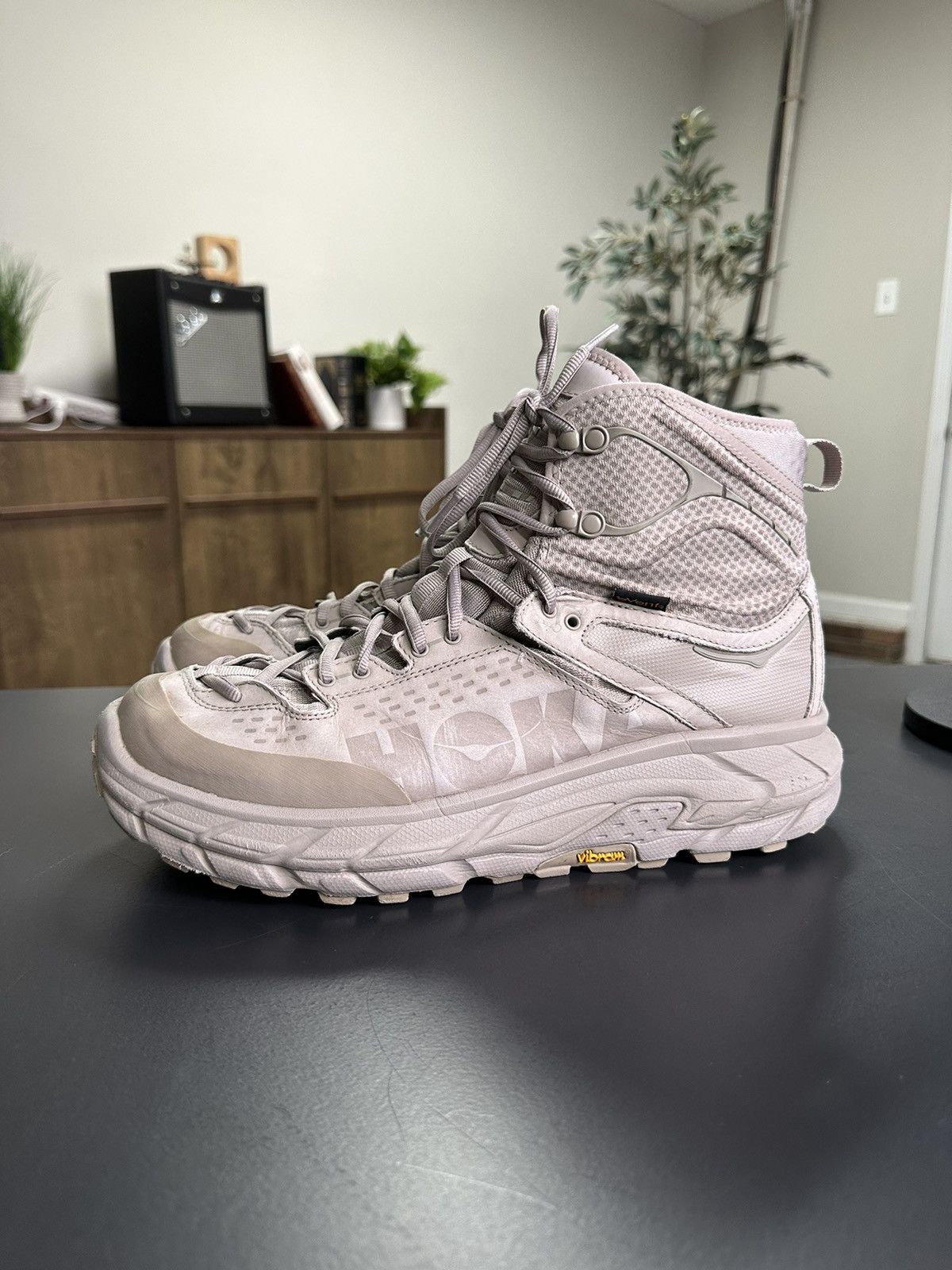 image of Hoka One One Tor Ultra Hi 2 Waterproof Boot Simply Taupe, Men's (Size 11)