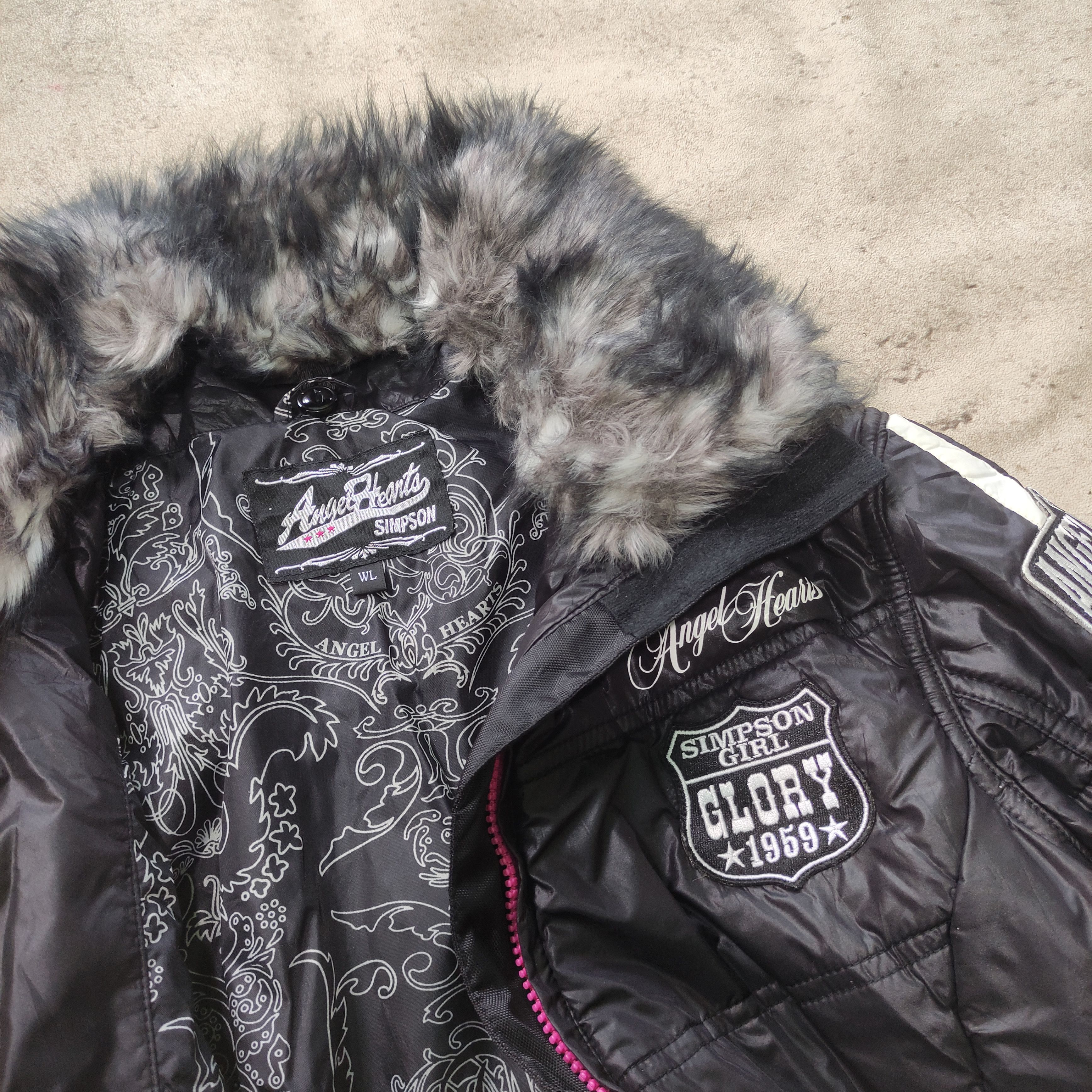 If Six Was Nine Angel Hearts “Simpsons” biker jacket style Gostar De Fuga Size US M / EU 48-50 / 2 - 10 Thumbnail