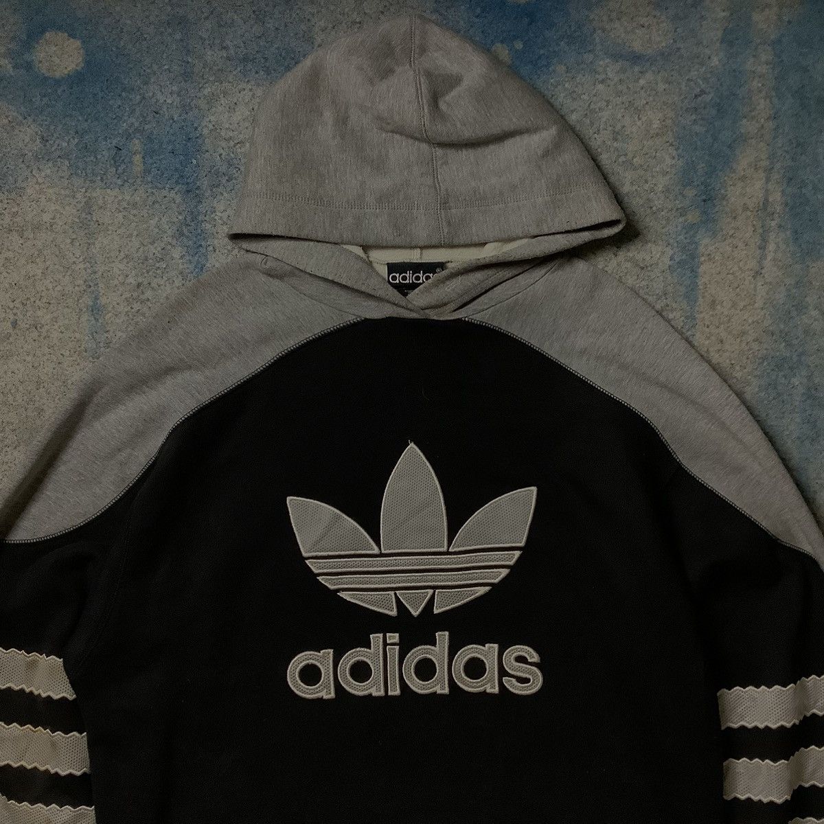 Adidas × Vintage Y2K Adidas Big Logo Vintage Boxy Hoodie Size US M / EU 48-50 / 2 - 2 Thumbnail