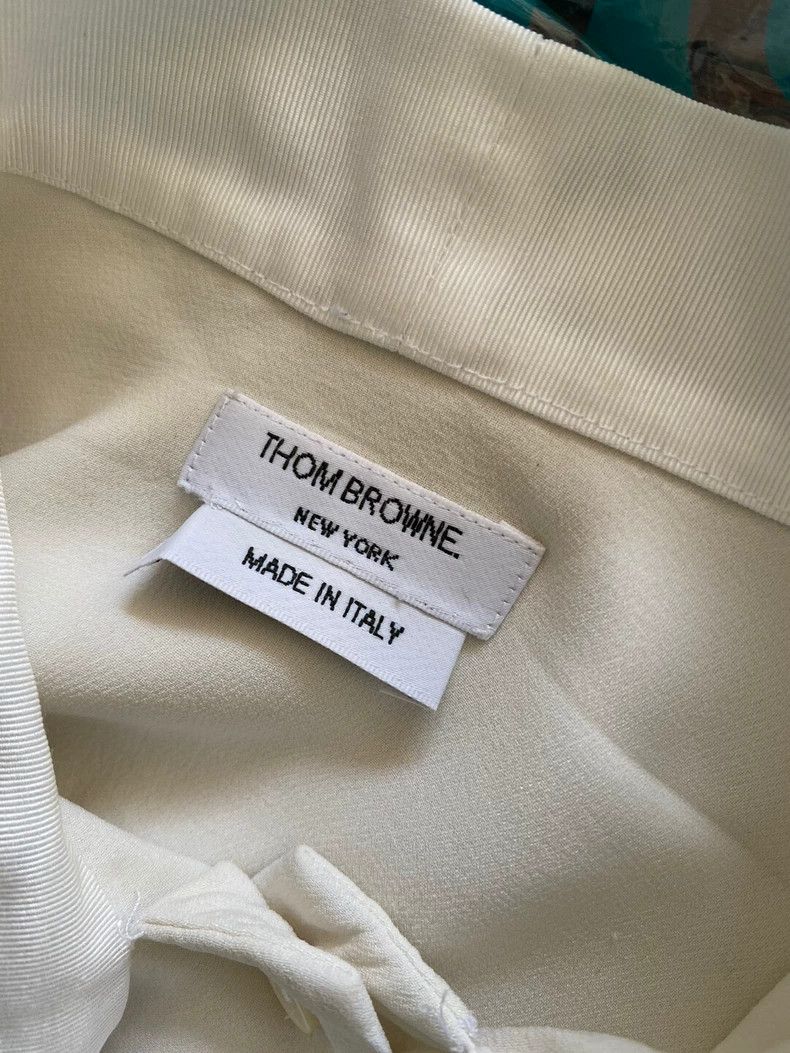 Thom Browne Butterfly Knot silk shirt