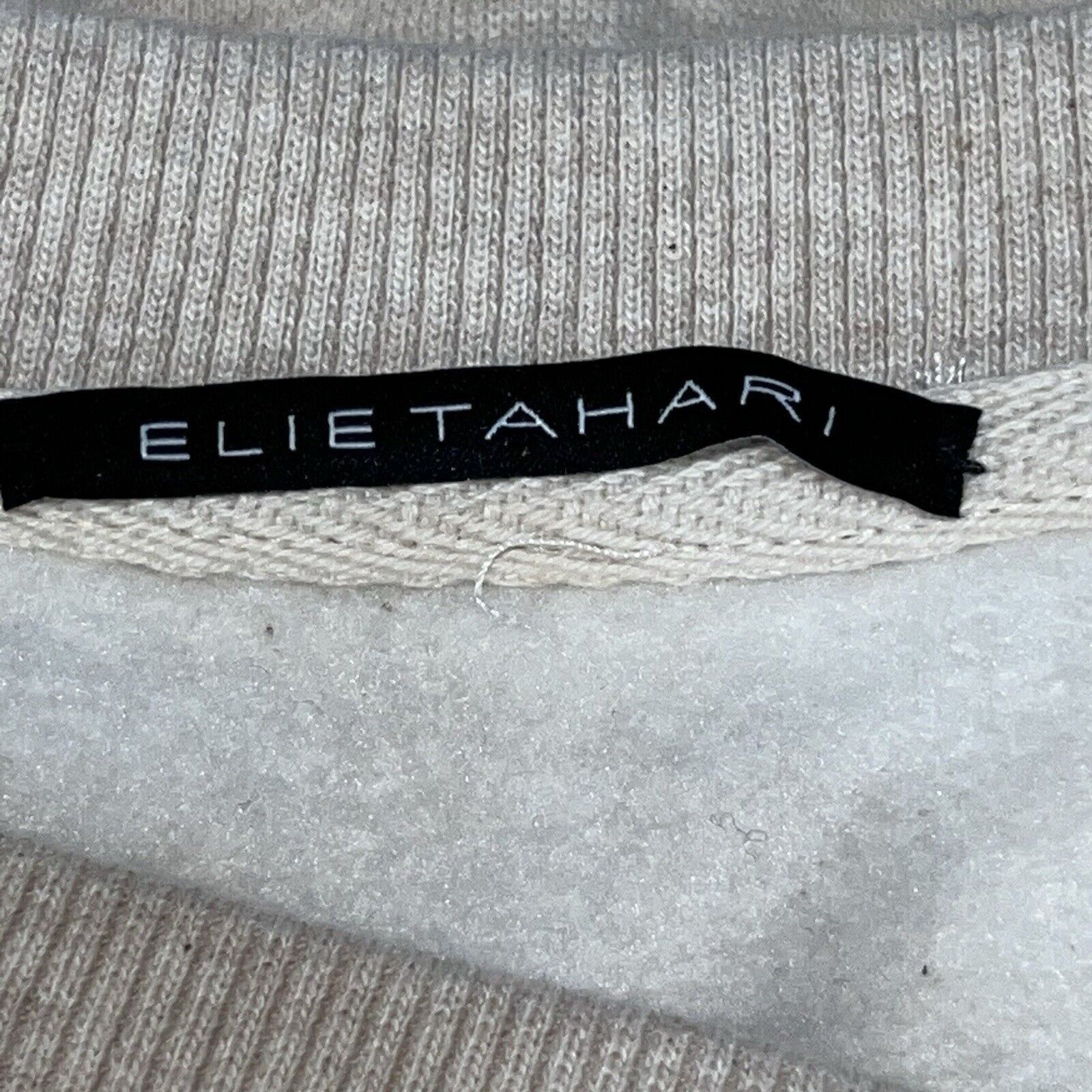 Elie Tahari Elie Tahari Chante Knit Sweatshirt Faux Fur Cuffs Women Size Size XL / US 12-14 / IT 48-50 - 8 Thumbnail