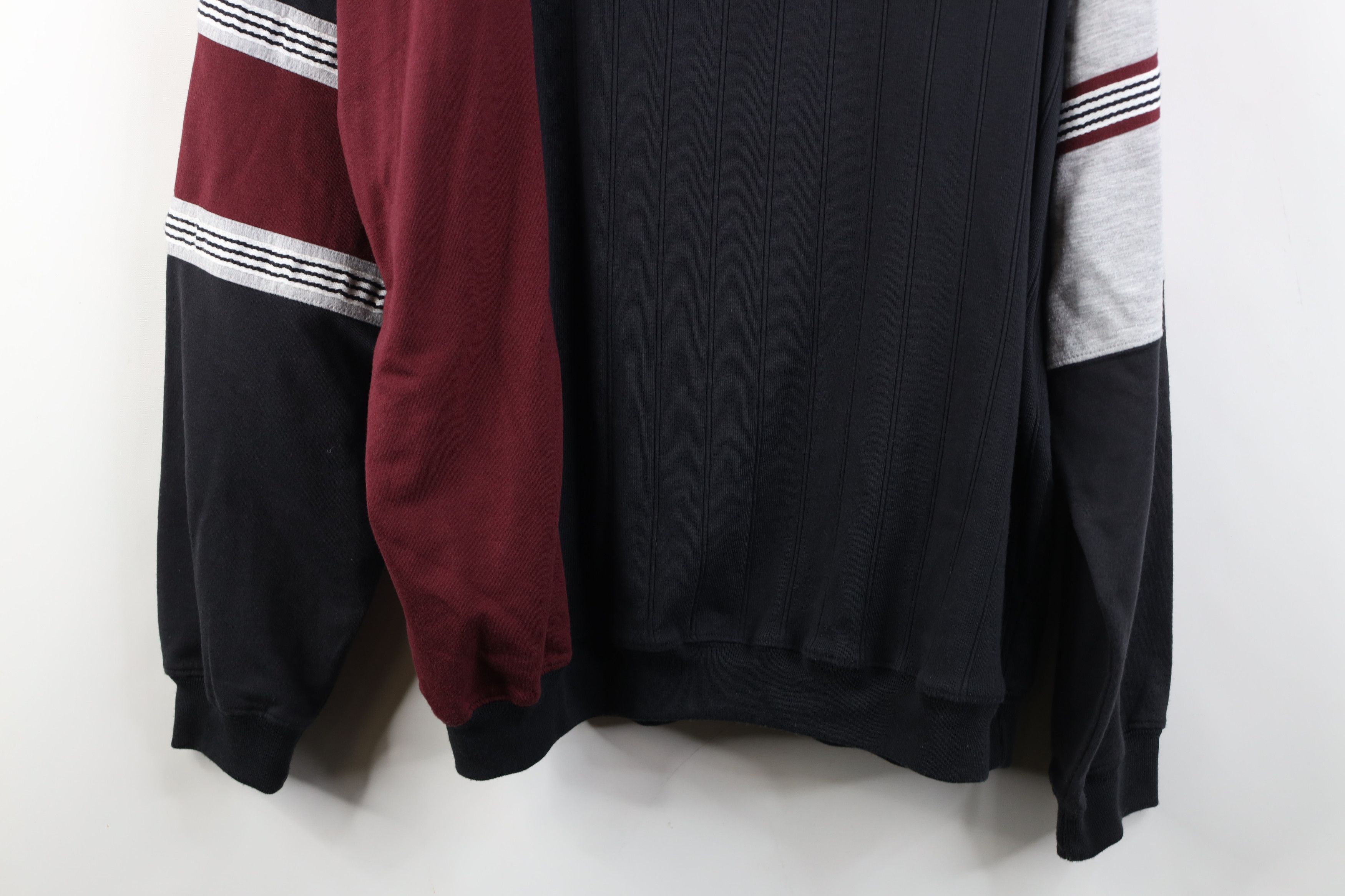 Vintage Vintage 90s Streetwear Striped Pullover Long Sleeve Polo Size US XL / EU 56 / 4 - 3 Thumbnail